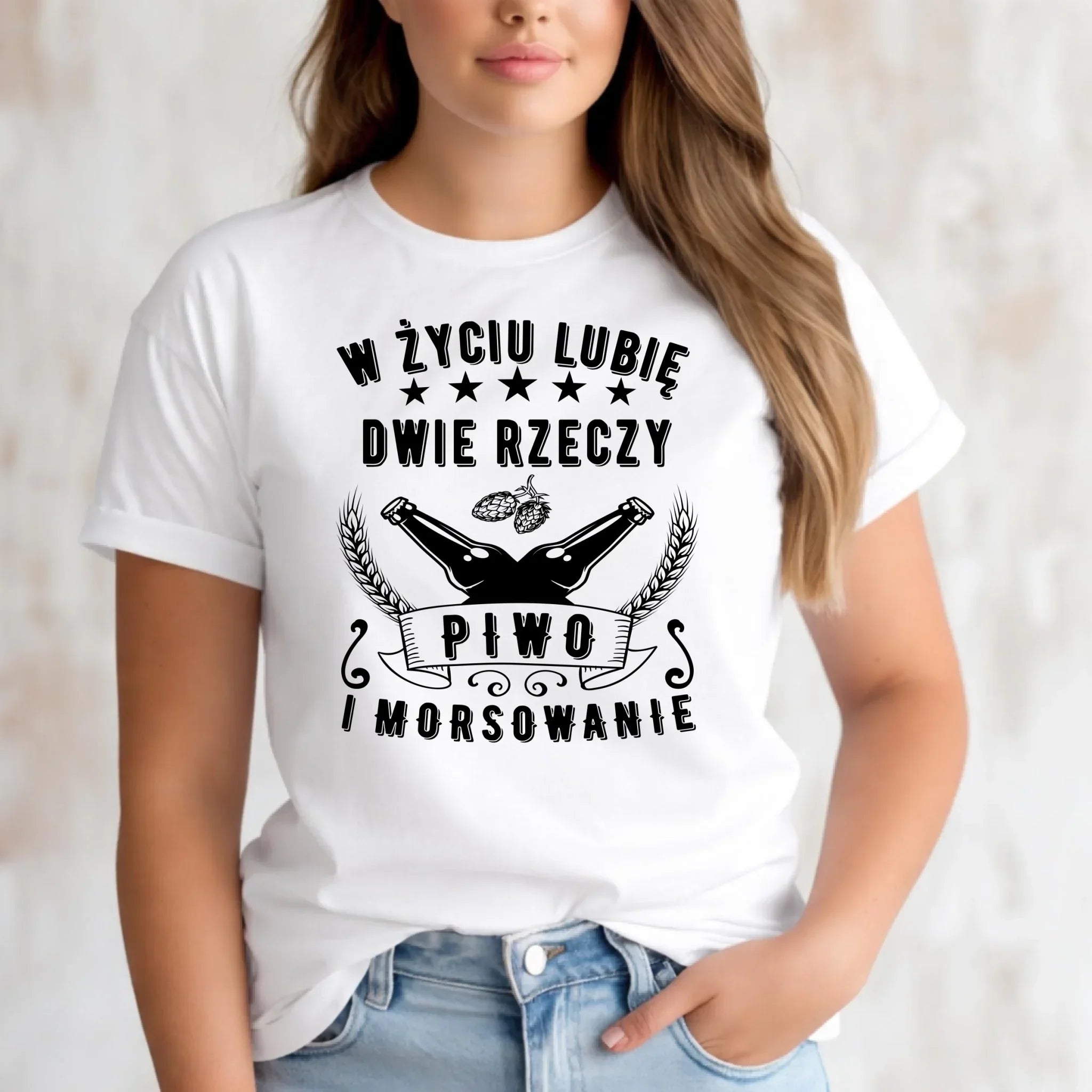 Koszulka damska - prezent dla morsa - Piwo i morsowanie - Mors HM09 - StoryCups.pl