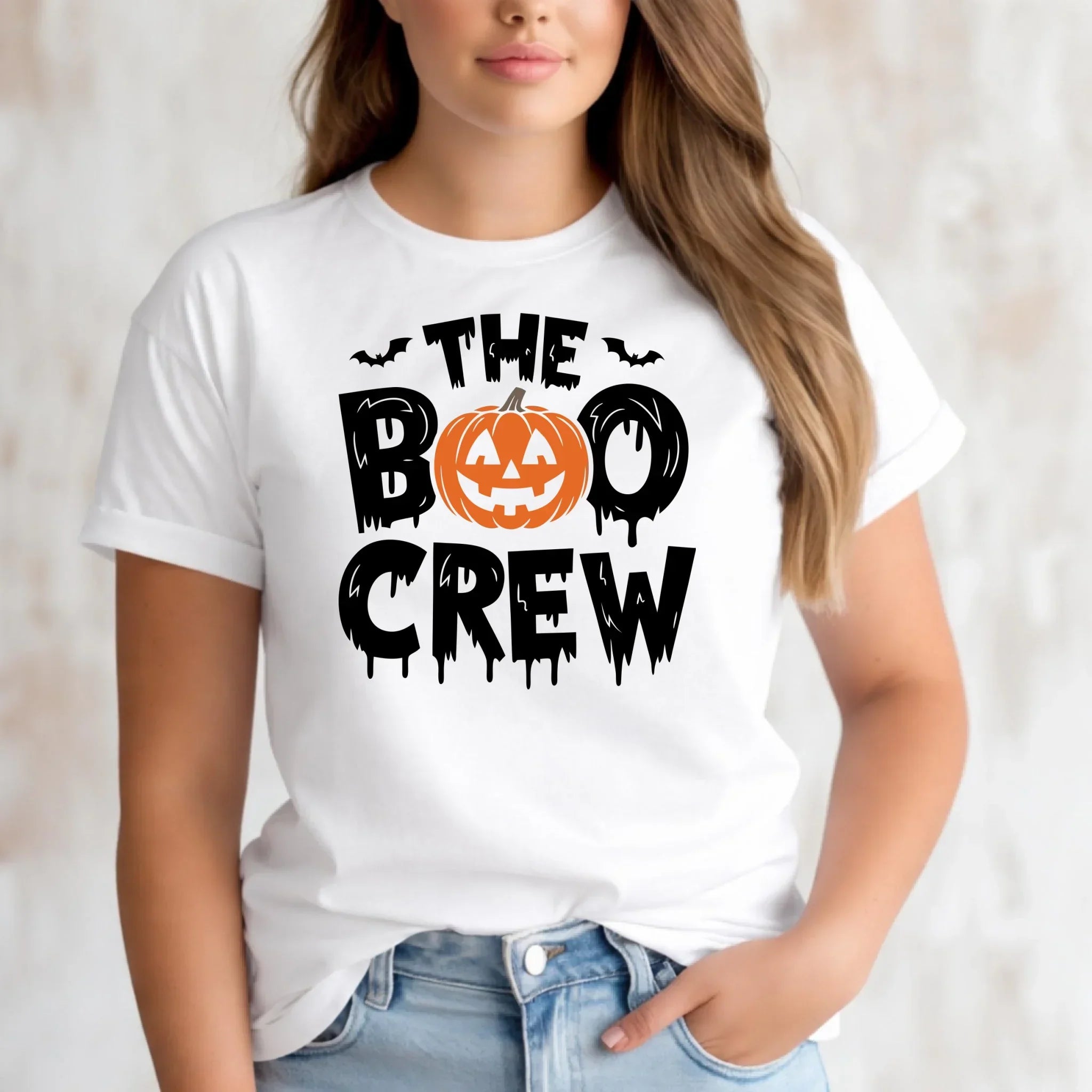Koszulka damska na Halloween - The Boo Crew HL12 - StoryCups.pl