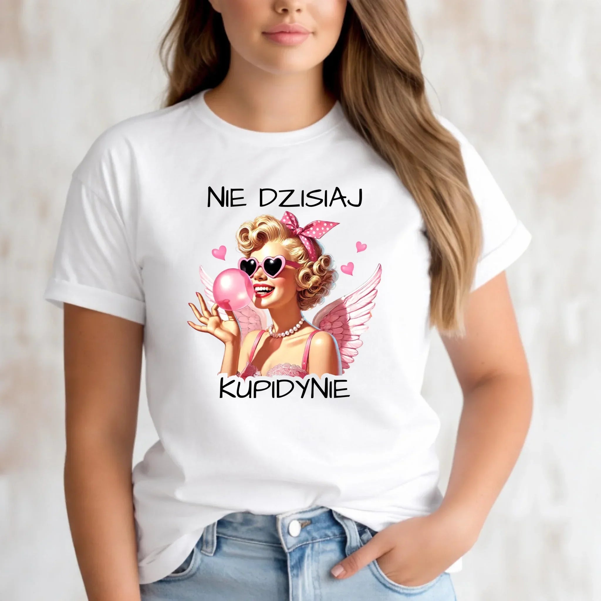 Koszulka damska na Walentynki dla singielki - Nie dzisiaj W18 - StoryCups.pl