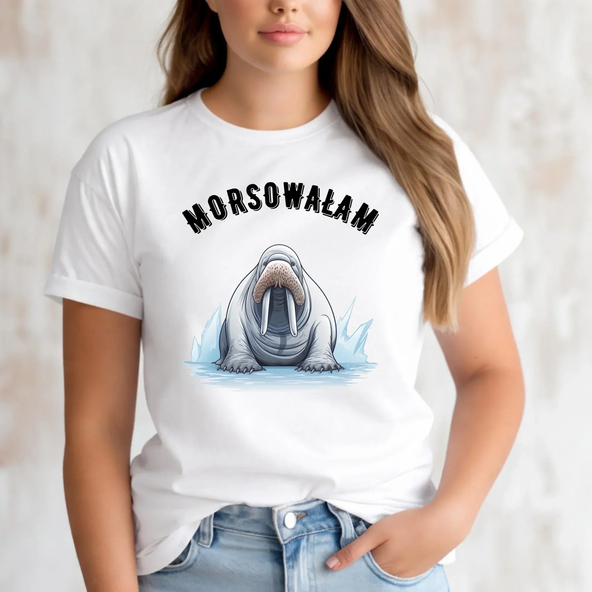 Koszulka damska - prezent dla morsa - Morsowałam - Mors HM18 - StoryCups.pl
