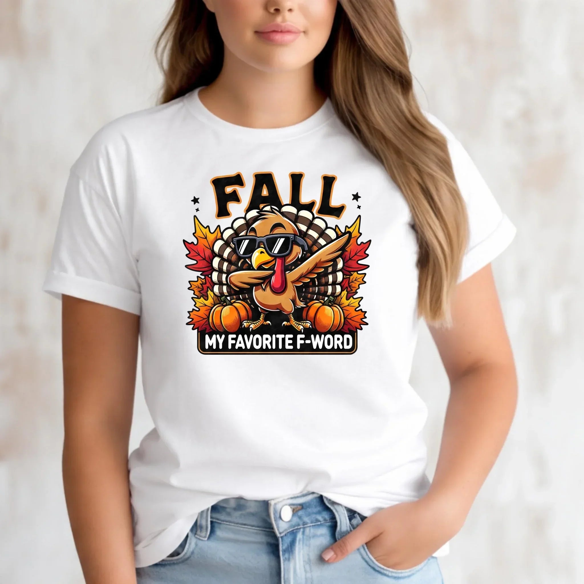 Koszulka damska jesieniara - FALL my favorite F-word JS11 - StoryCups.pl
