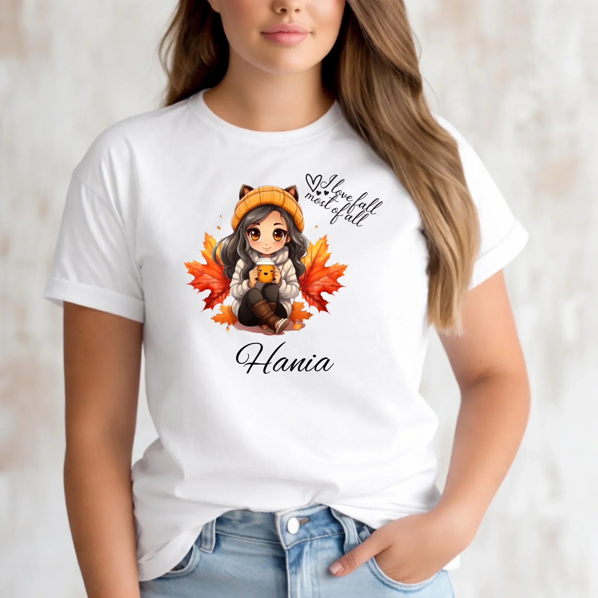 Koszulka damska jesieniara - Anime - personalizowana JS06 - StoryCups.pl