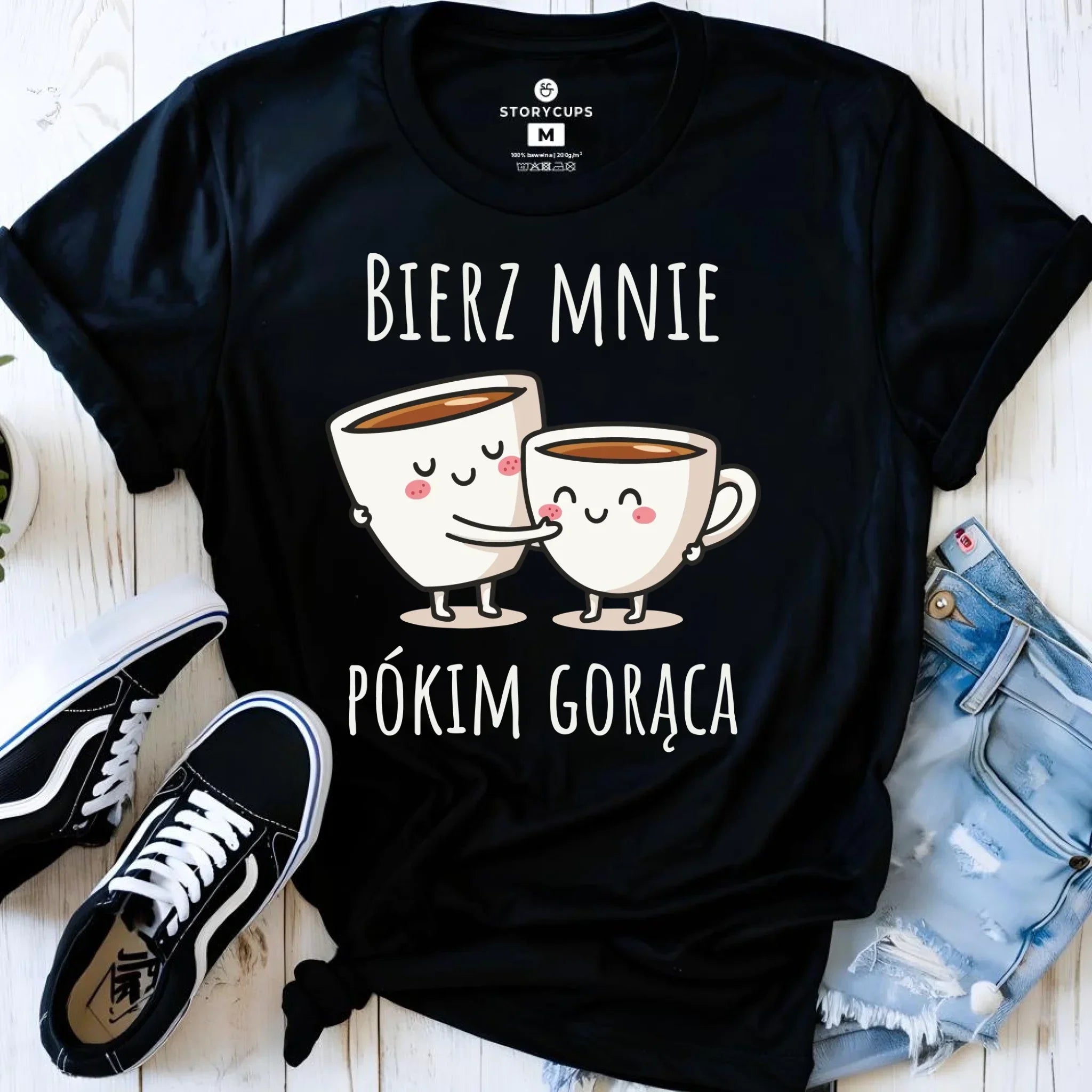 Koszulka damska - Bierz mnie pókim gorąca W88 - StoryCups.pl