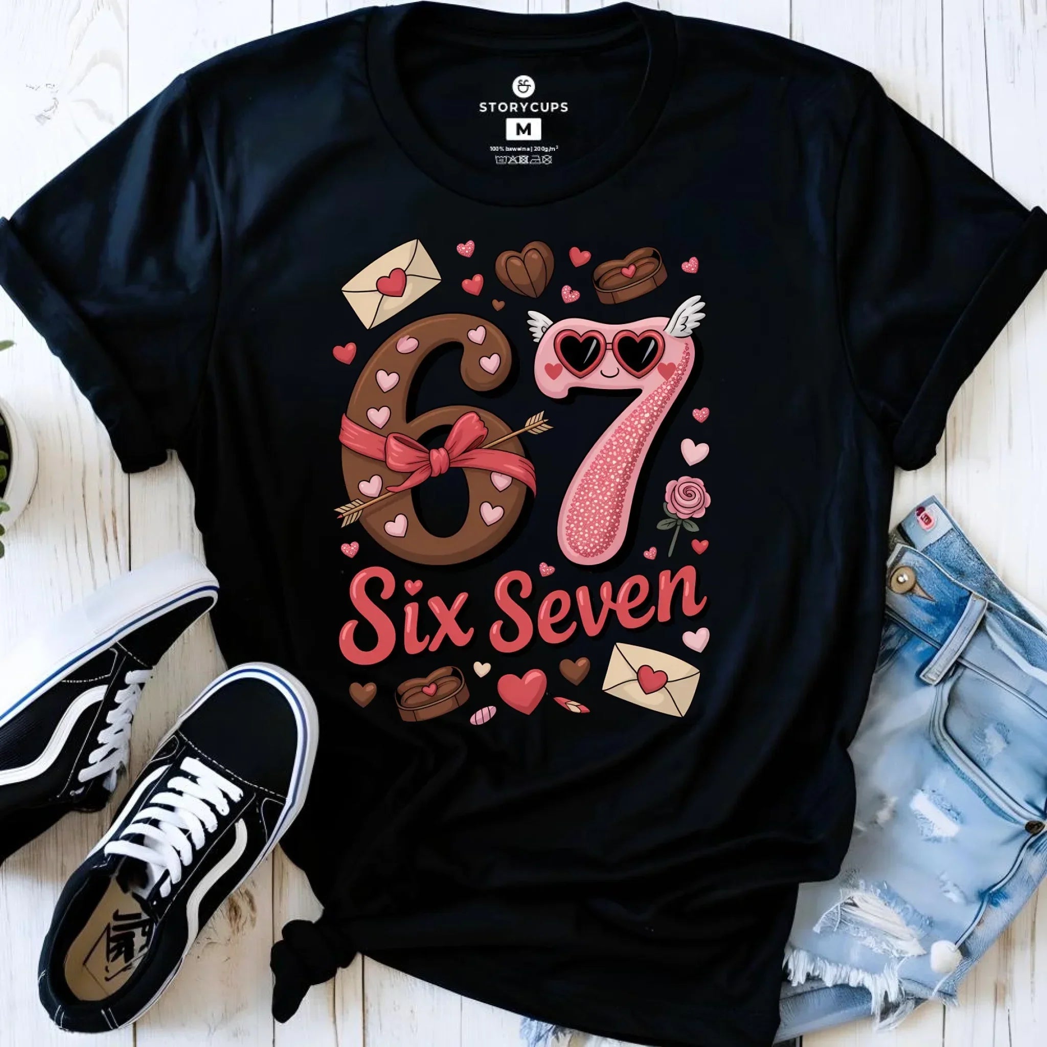 Koszulka damska - Miłość Six Seven 67 W72 - StoryCups.pl