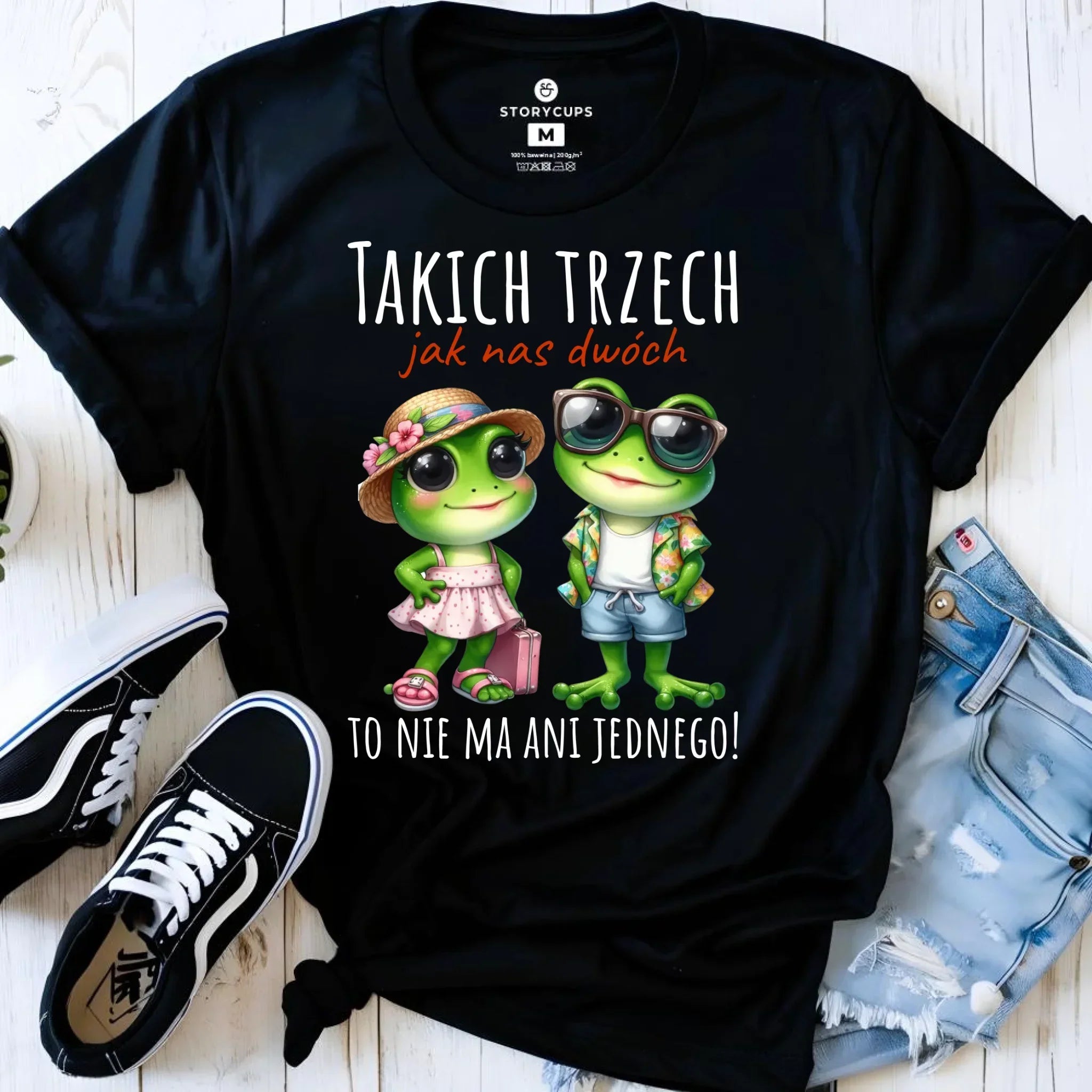 Koszulka damska - Żabki Takich trzech jak nas dwóch DCH11 - StoryCups.pl