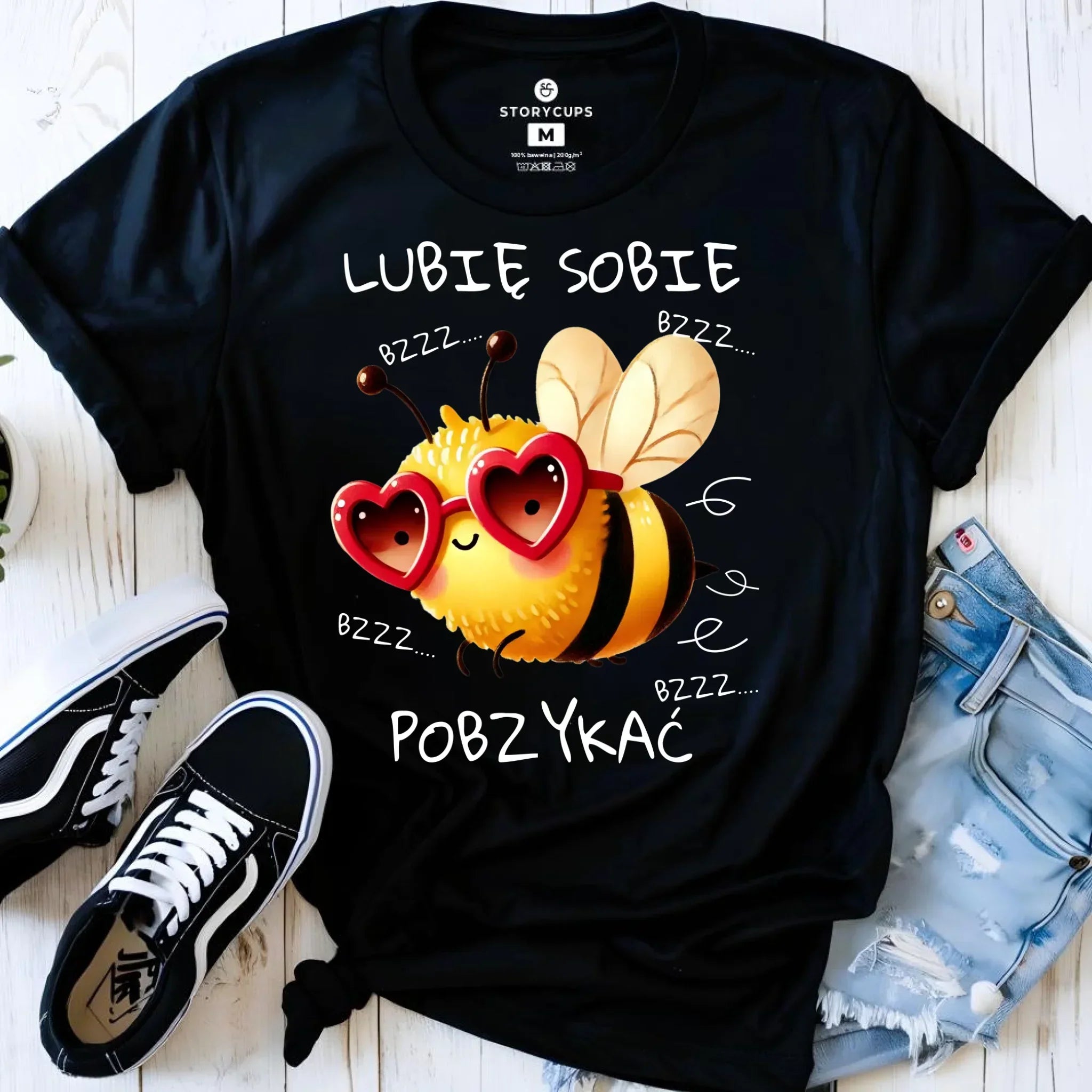Koszulka damska - Lubię sobie pobzykać W51 - StoryCups.pl