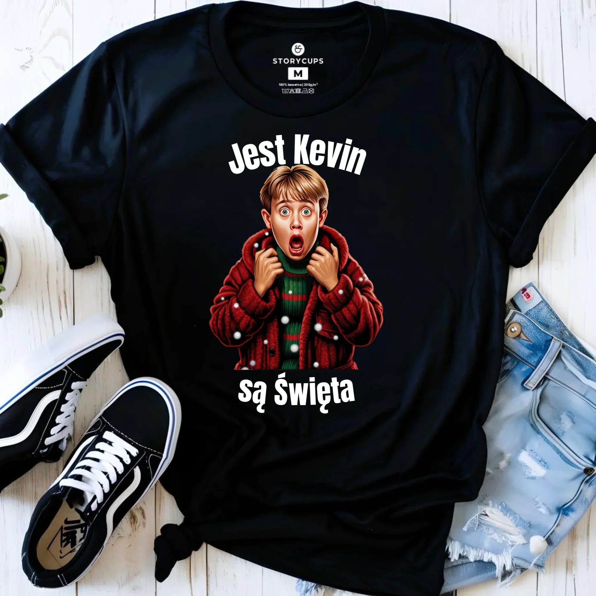 Koszulka damska świąteczna - Jest Kevin są święta BN27 - StoryCups.pl