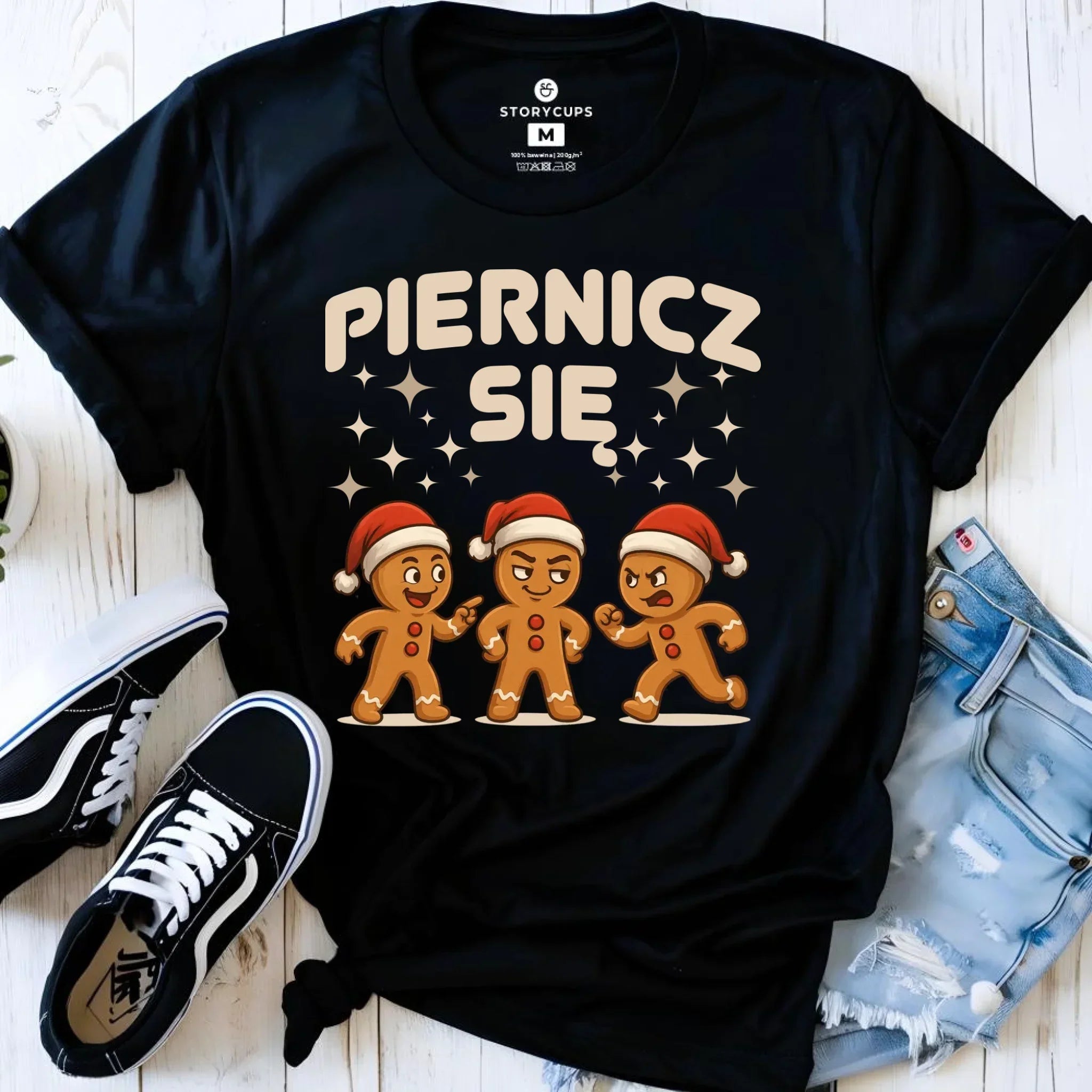 Koszulka damska świąteczna - Piernicz się BN149 - StoryCups.pl