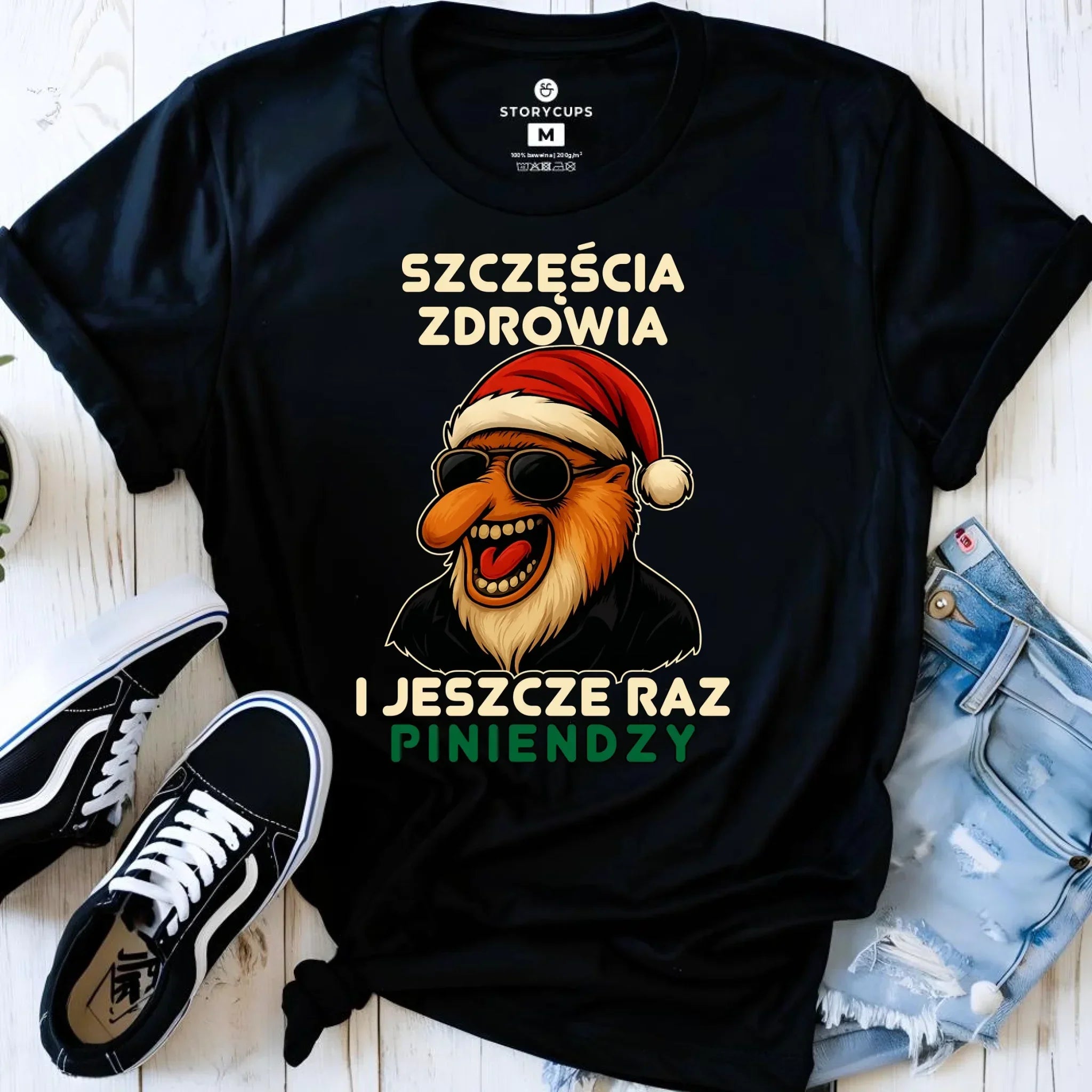 Koszulka damska świąteczna - Janusz Nosacz - I jeszcze raz piniendzy BN111 - StoryCups.pl