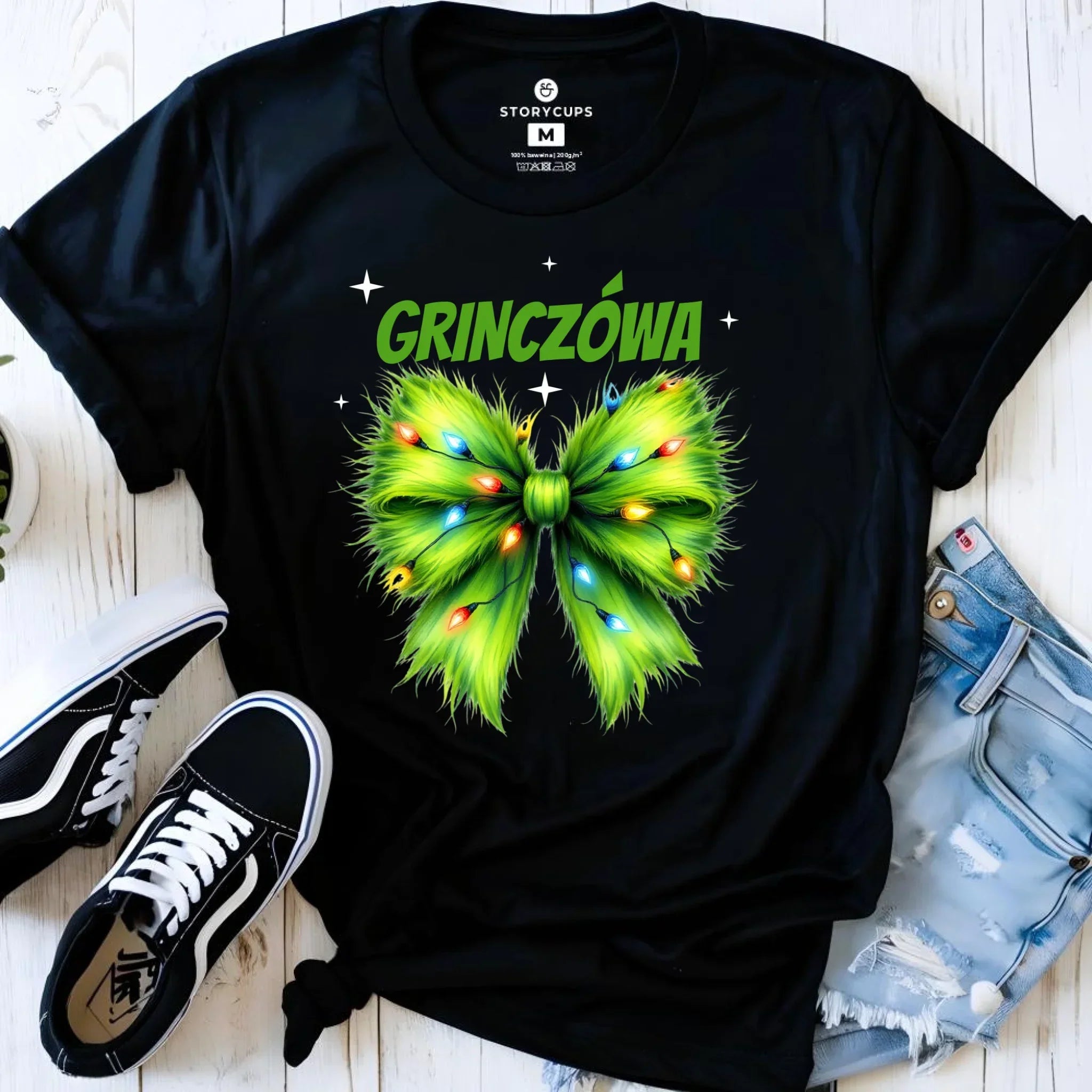 Koszulka damska świąteczna - Grinczówa BN114 - StoryCups.pl