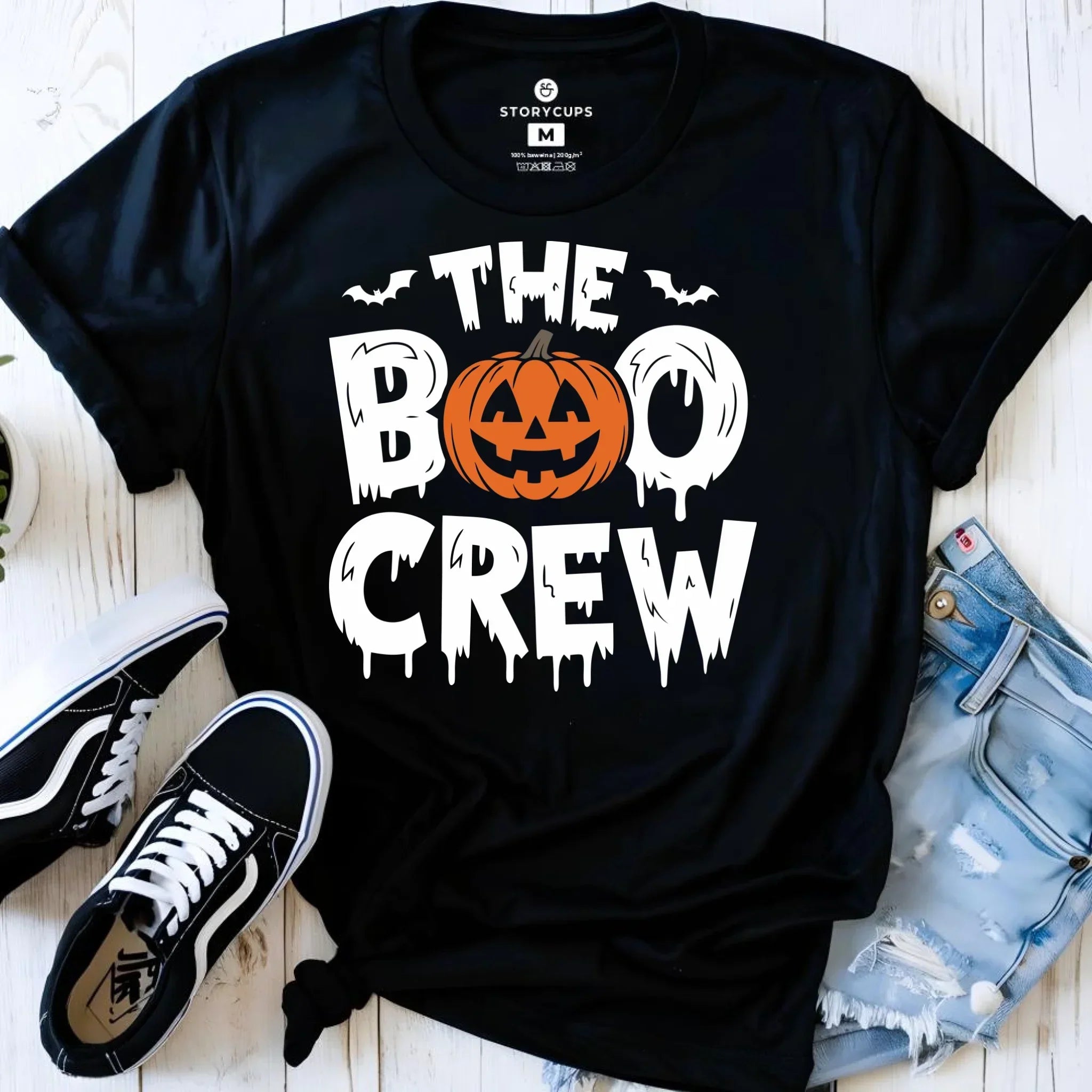 Koszulka damska na Halloween - The Boo Crew HL12 - StoryCups.pl