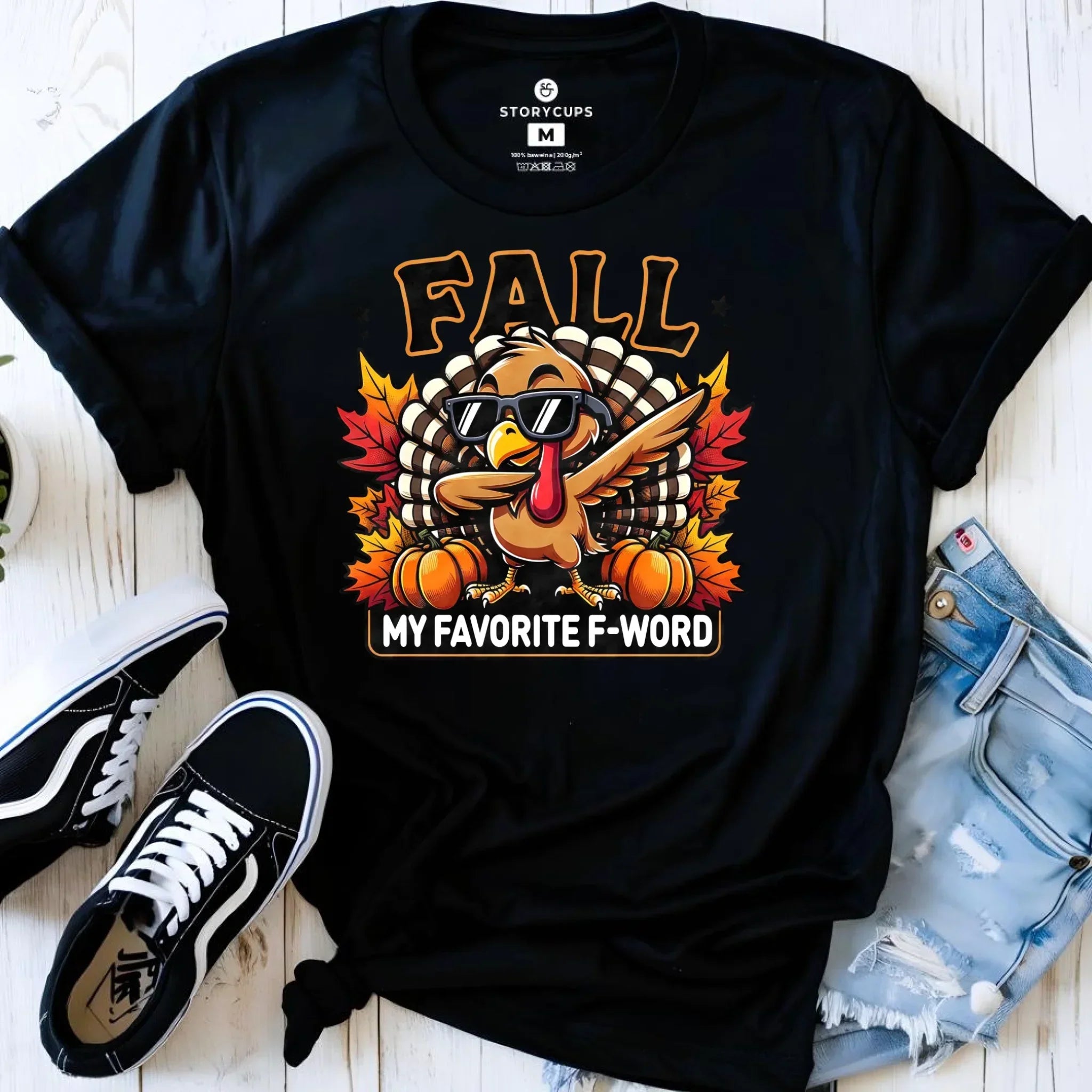 Koszulka damska jesieniara - FALL my favorite F-word JS11 - StoryCups.pl