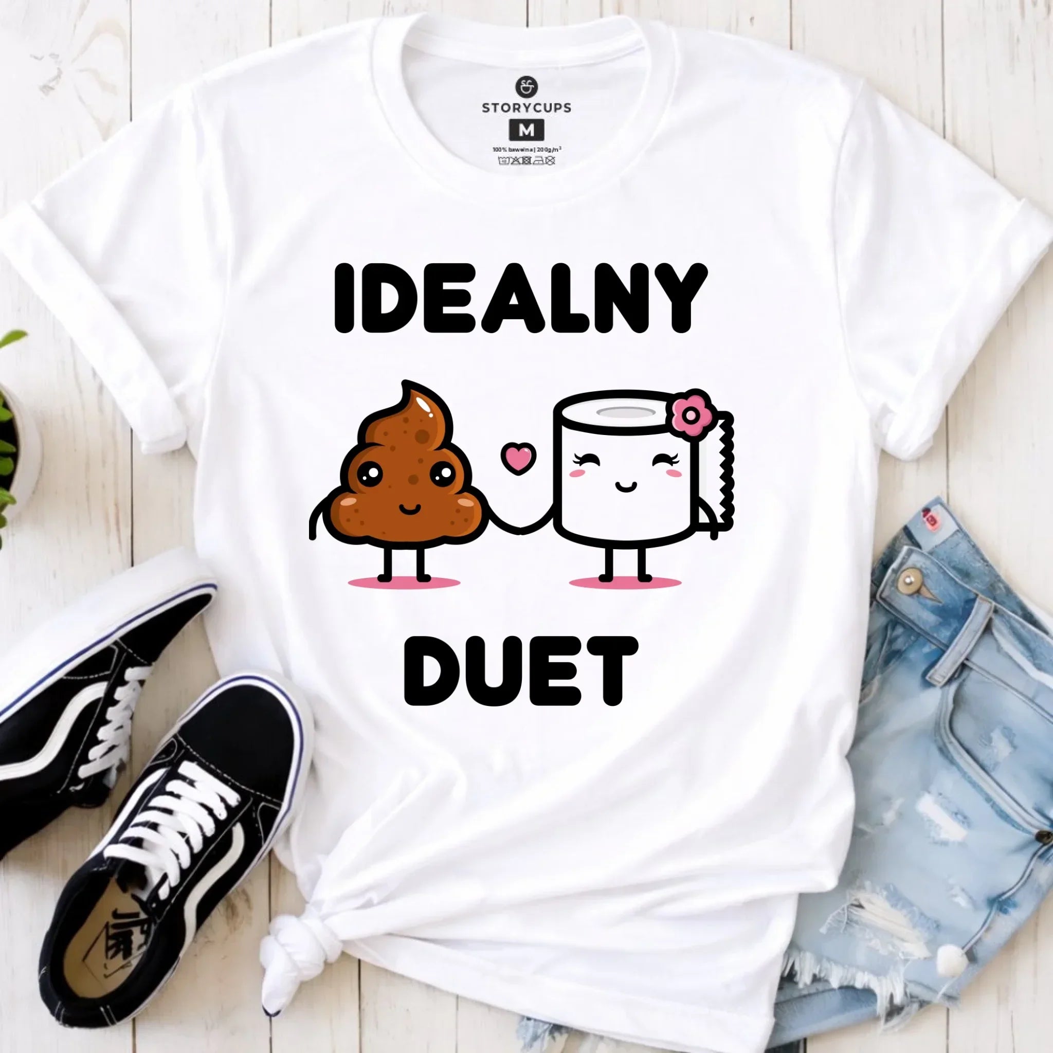 Koszulka damska - Idealny Duet W92 - StoryCups.pl