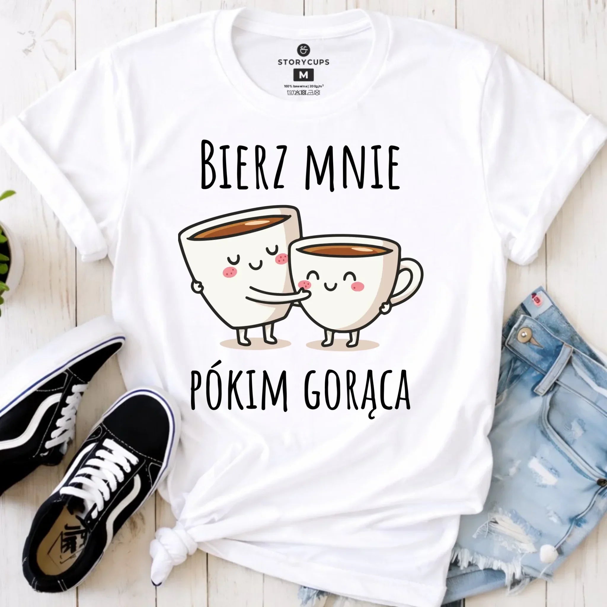 Koszulka damska - Bierz mnie pókim gorąca W88 - StoryCups.pl