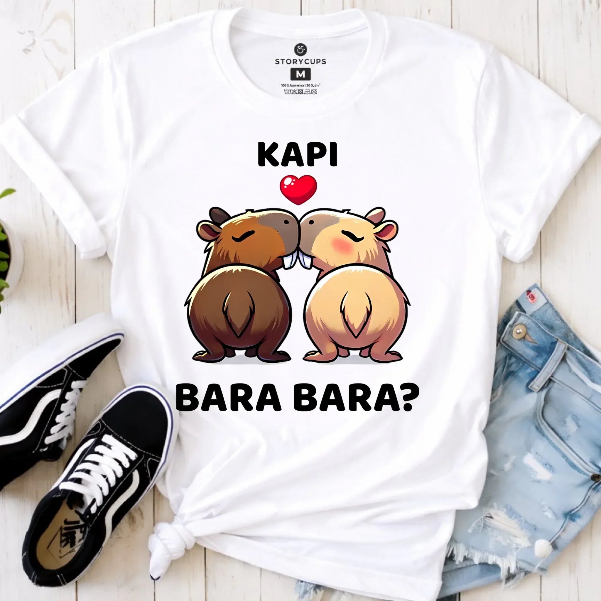 Koszulka damska - Kapibara bara bara W86 - StoryCups.pl