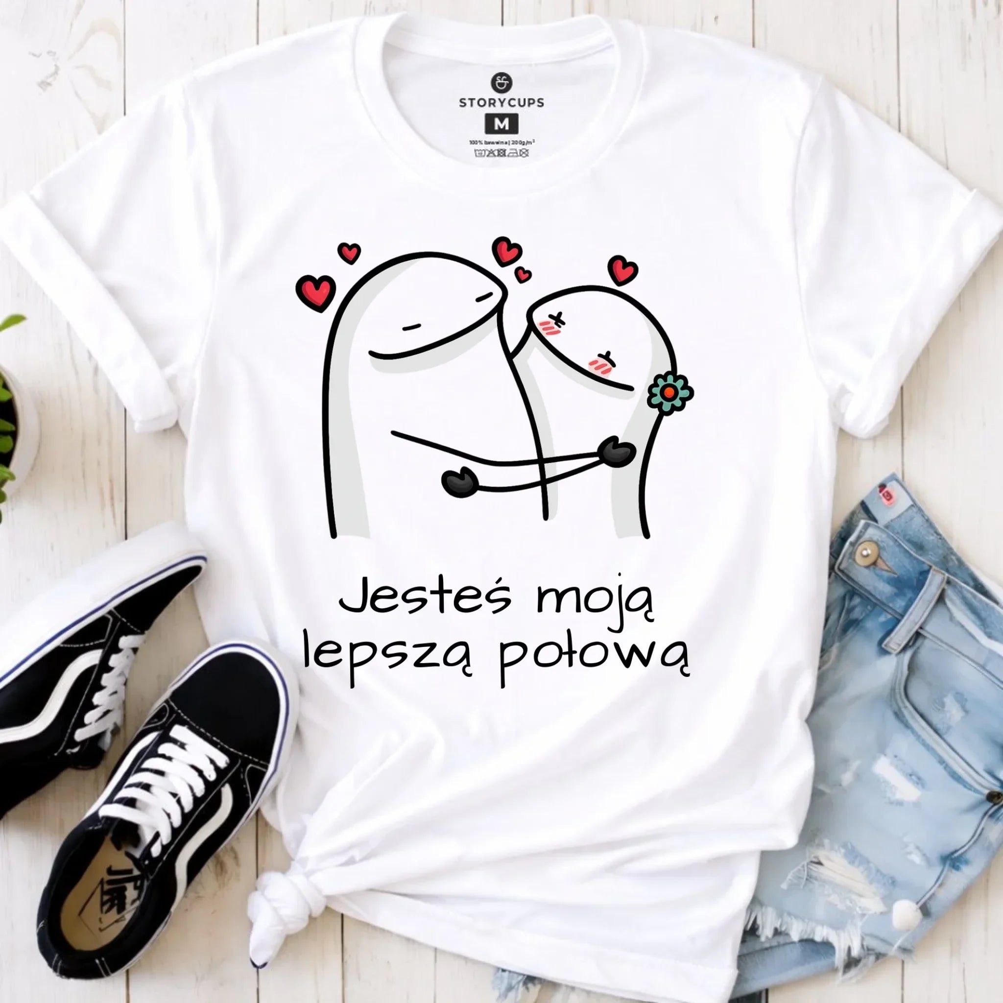 Koszulka damska - Jesteś moją lepszą połową W87 - StoryCups.pl