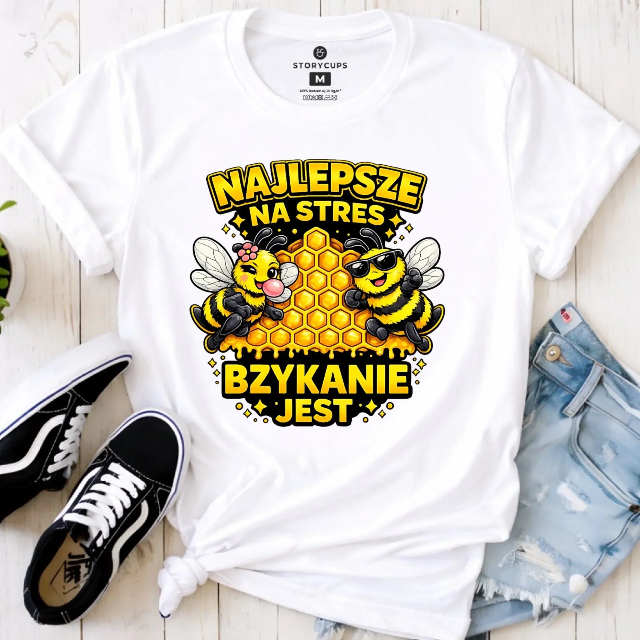 Koszulka damska - Najlepsze na stres bzykanie jest W79 - StoryCups.pl
