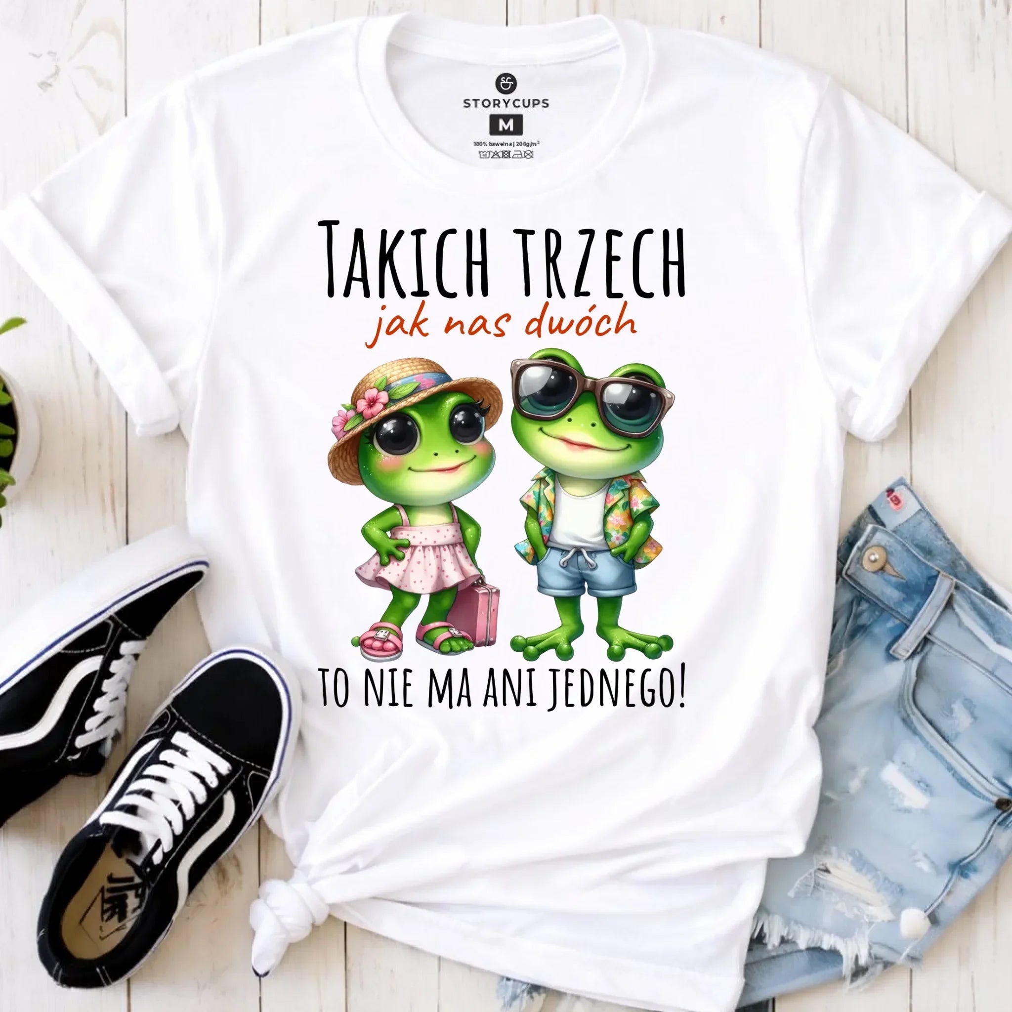 Koszulka damska - Żabki Takich trzech jak nas dwóch DCH11 - StoryCups.pl