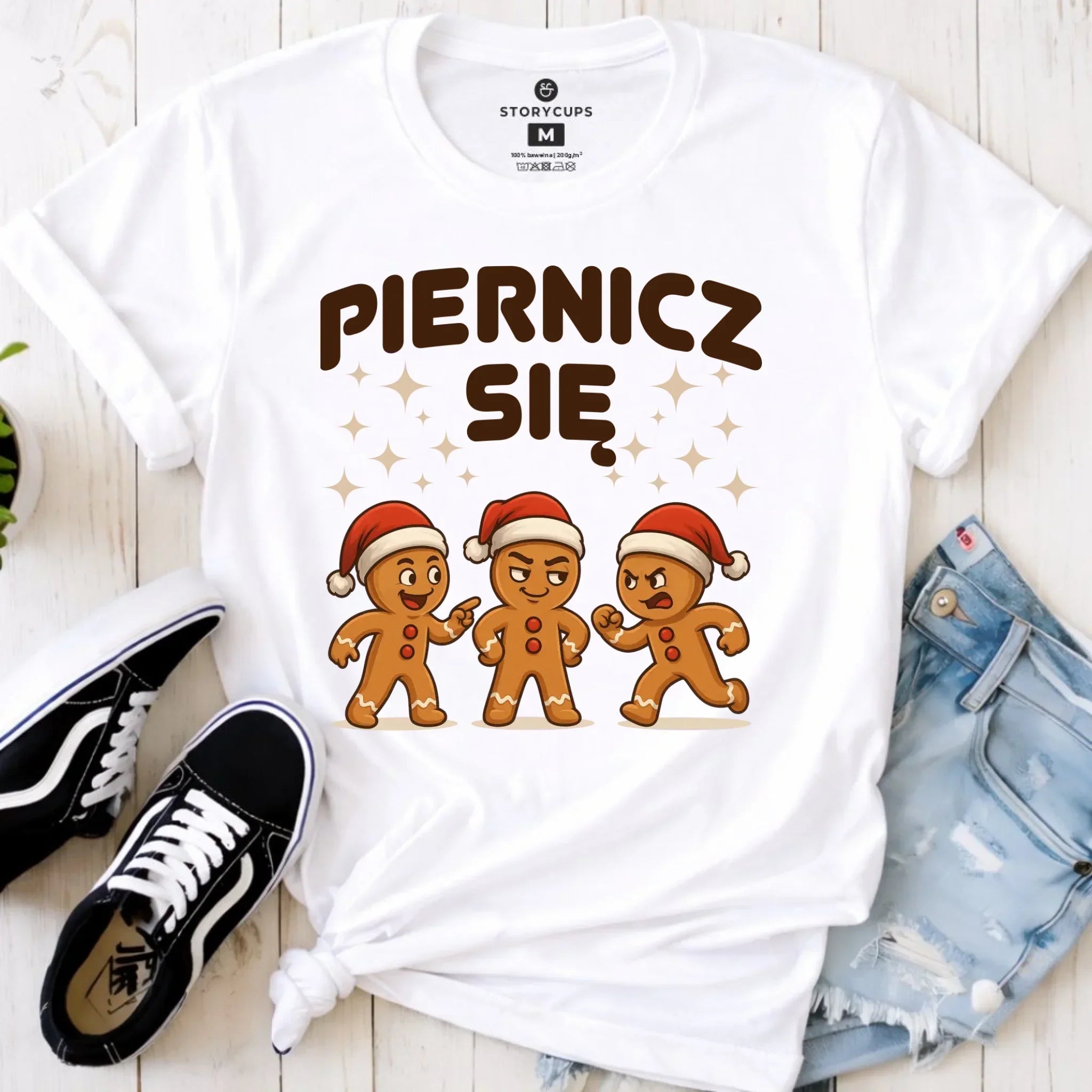 Koszulka damska świąteczna - Piernicz się BN149 - StoryCups.pl