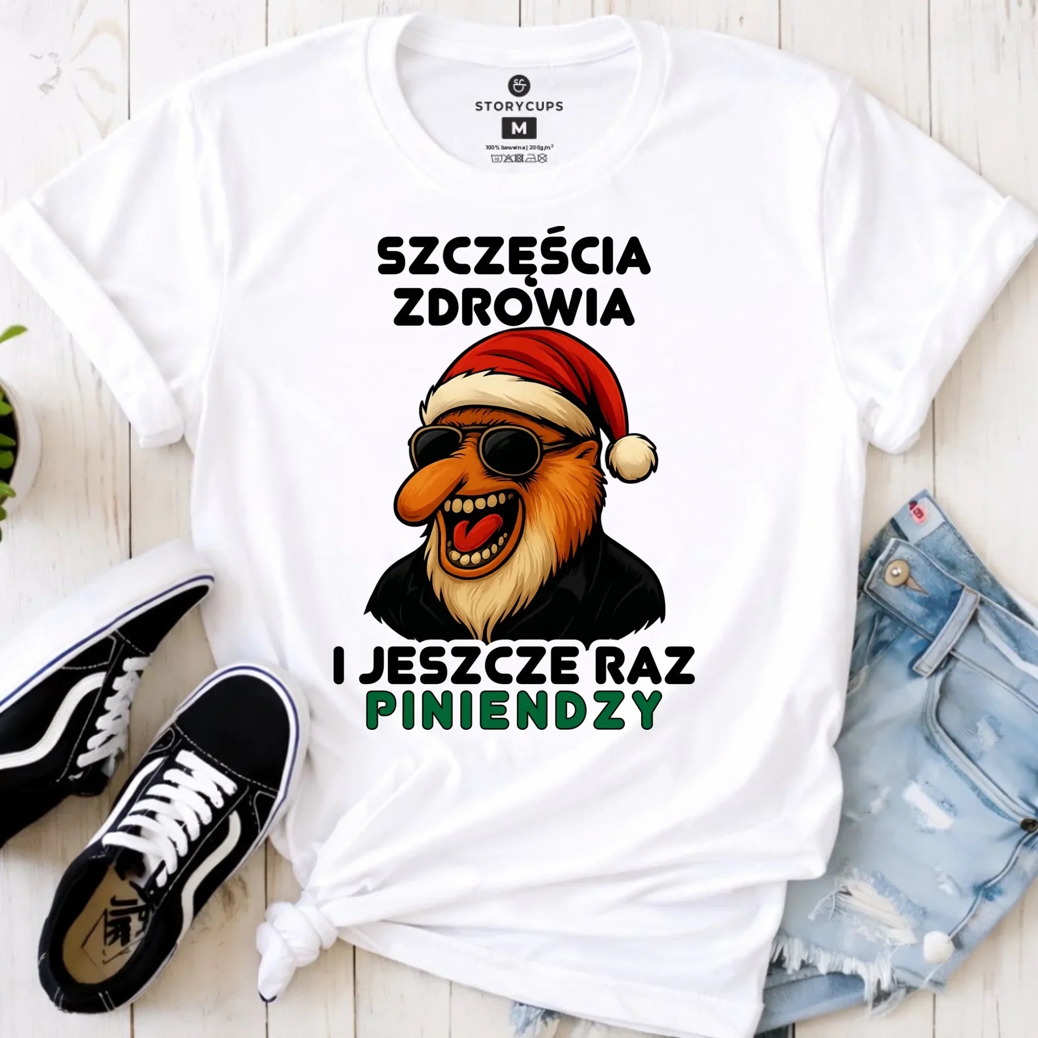 Koszulka damska świąteczna - Janusz Nosacz - I jeszcze raz piniendzy BN111 - StoryCups.pl