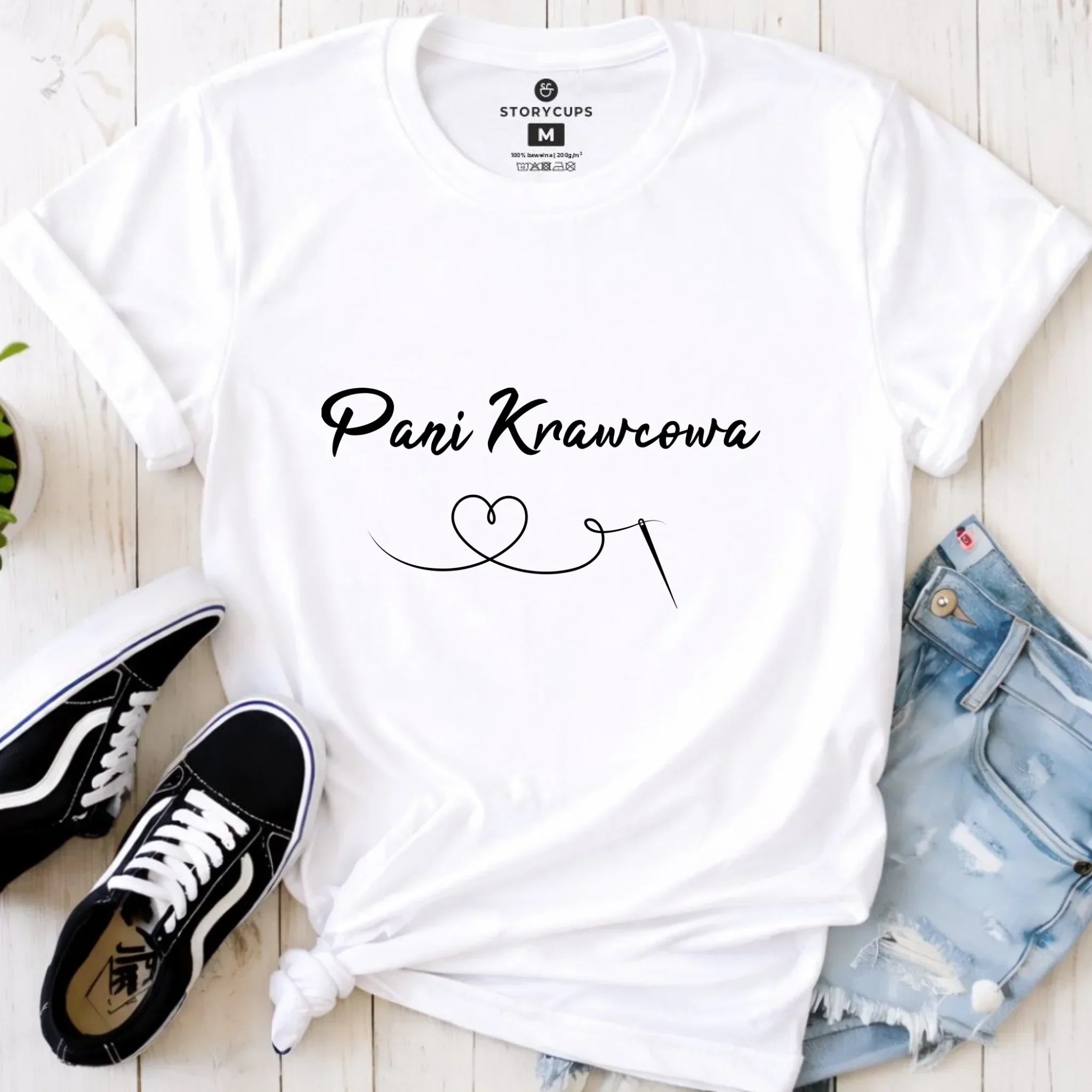 Koszulka damska szyciowa dla krawcowej - Pani Krawcowa HS30 - StoryCups.pl