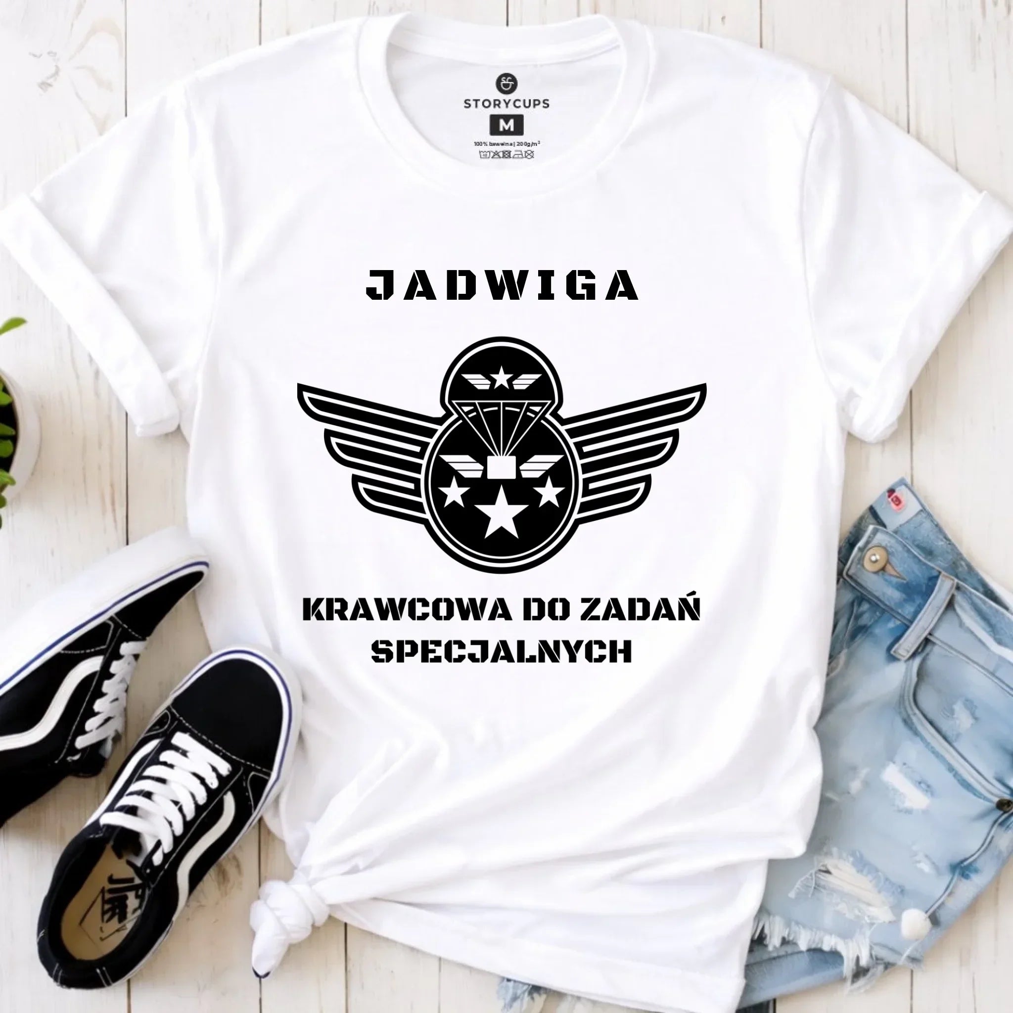 Koszulka damska szyciowa dla krawcowej - Krawcowa do zadań specjalnych HS38 - StoryCups.pl