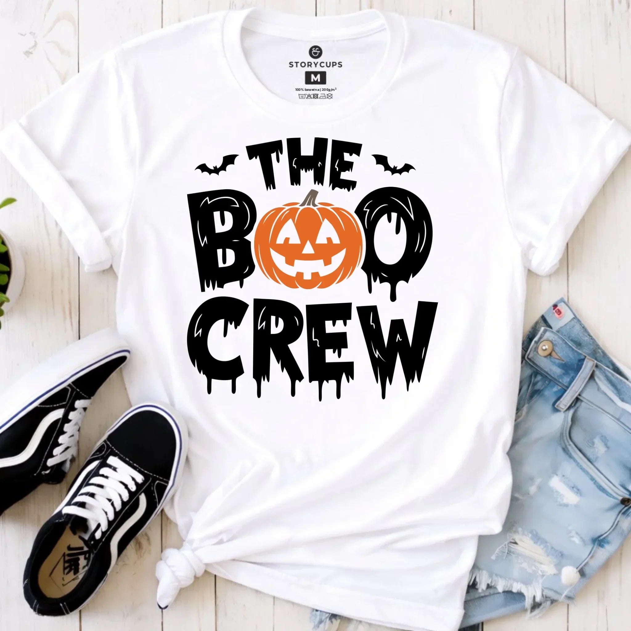 Koszulka damska na Halloween - The Boo Crew HL12 - StoryCups.pl