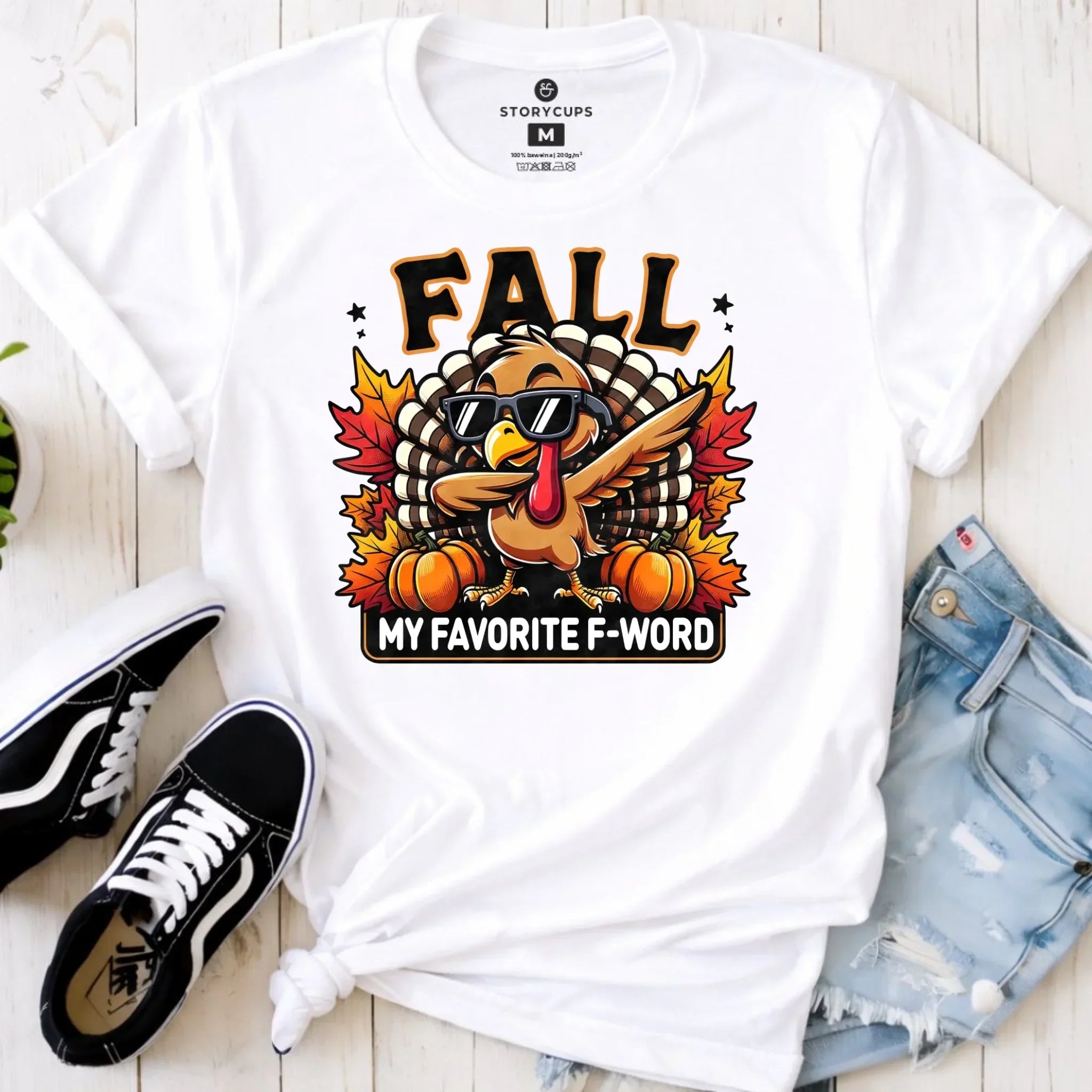 Koszulka damska jesieniara - FALL my favorite F-word JS11 - StoryCups.pl