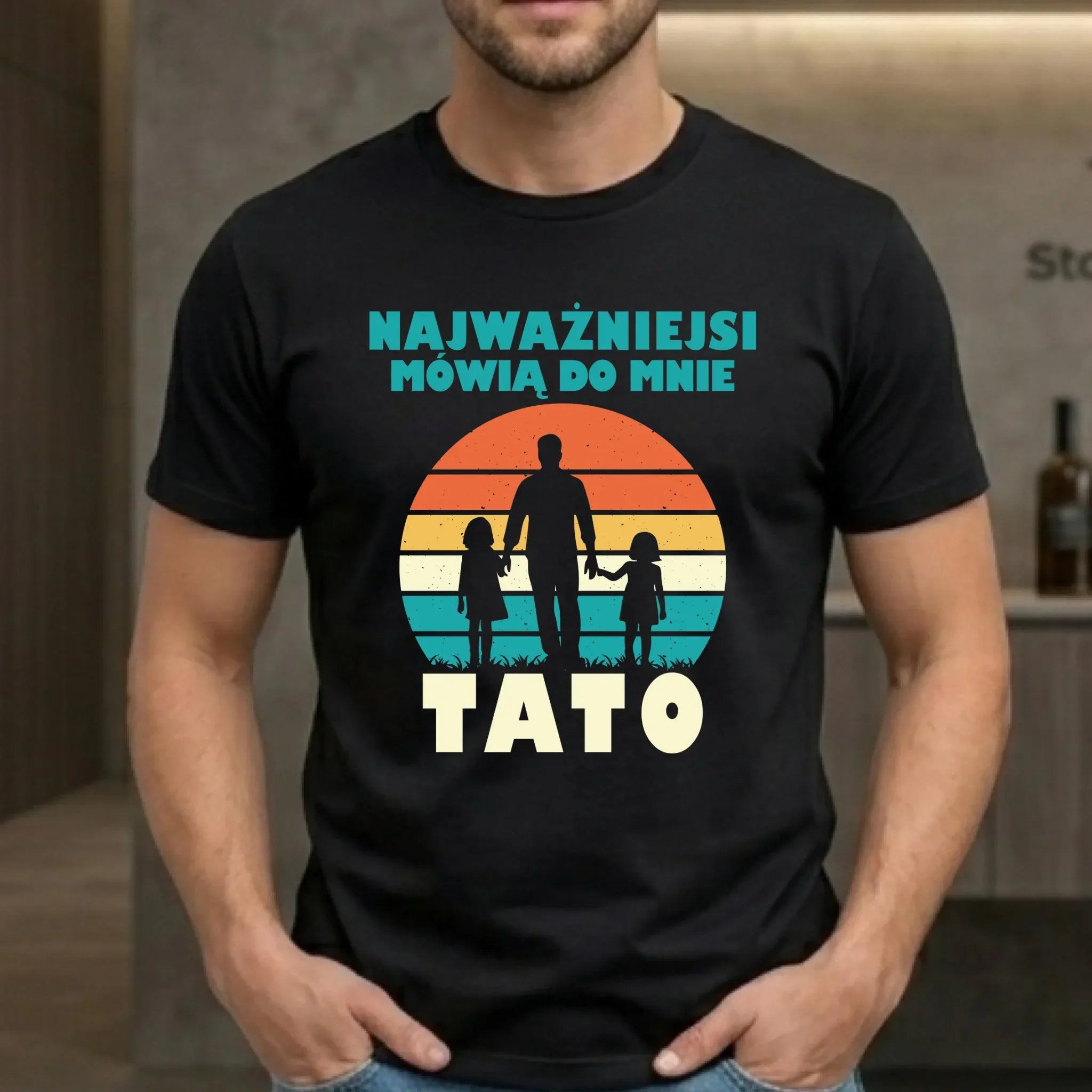 Koszulka dla taty - Najważniejsi mówią do mnie tato DT31 - StoryCups.pl
