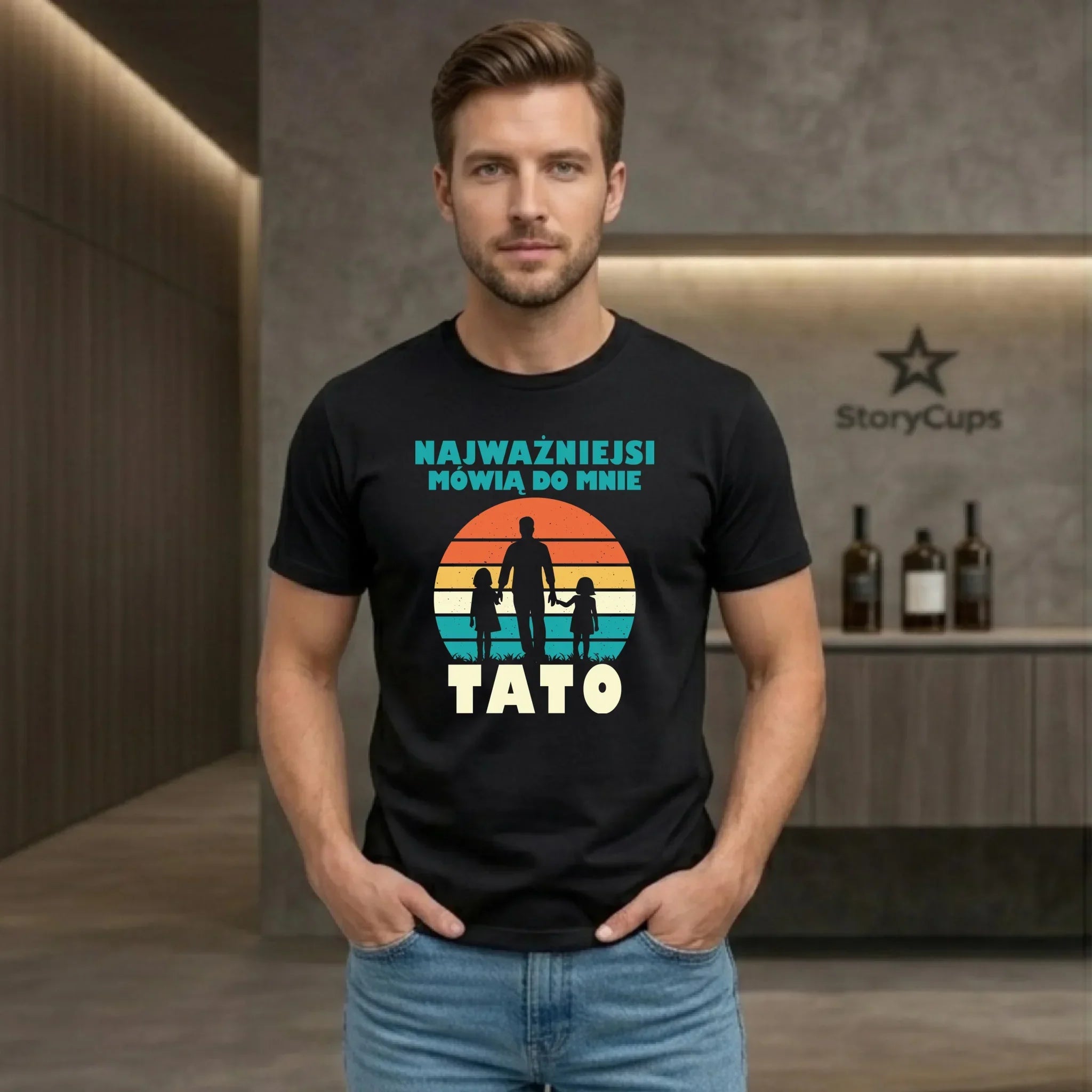 Koszulka dla taty - Najważniejsi mówią do mnie tato DT31 - StoryCups.pl