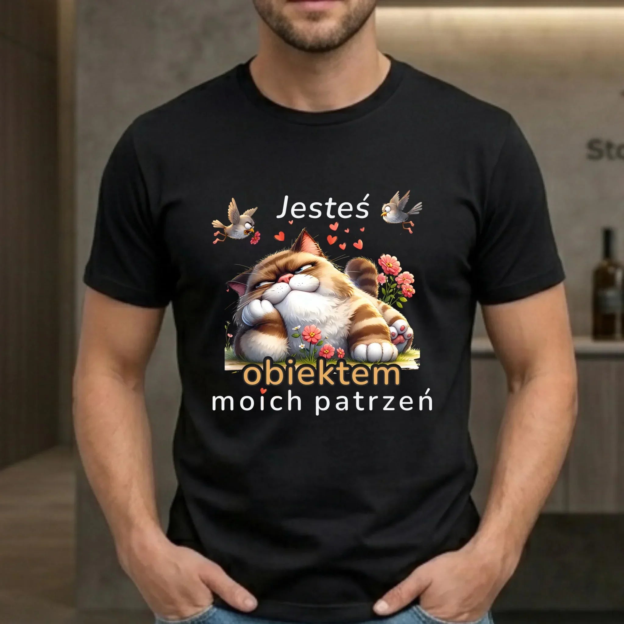 Koszulka męska - Jesteś obiektem moich patrzeń W68 - StoryCups.pl