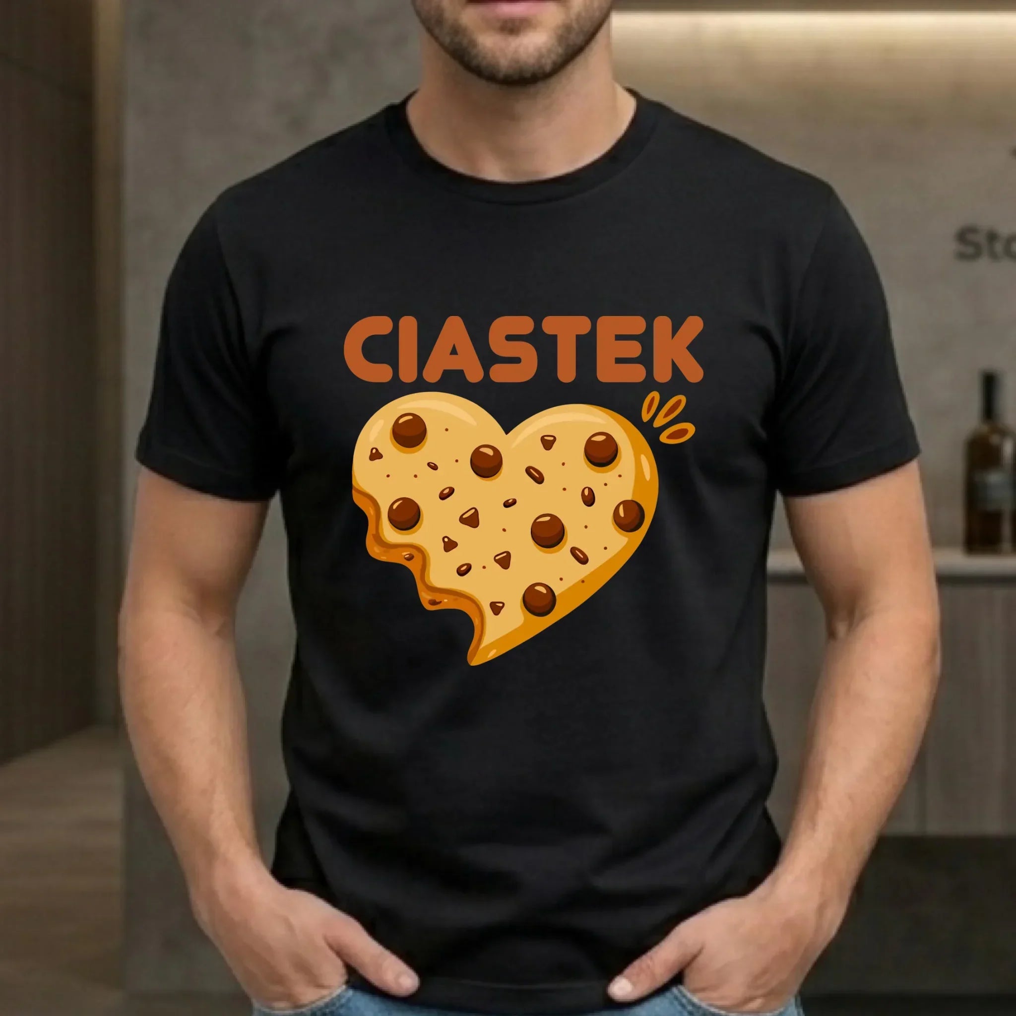 Koszulka męska - Ciastek W54 - StoryCups.pl