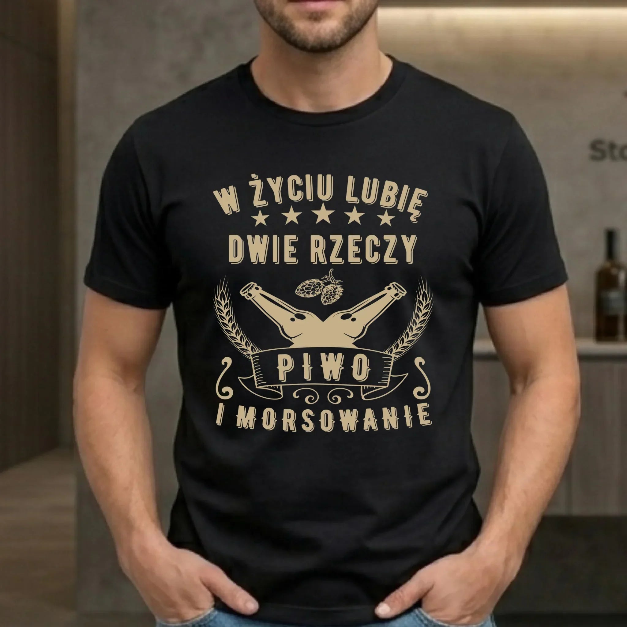 Koszulka męska - prezent dla morsa - Piwo i morsowanie - Mors HM09 - StoryCups.pl