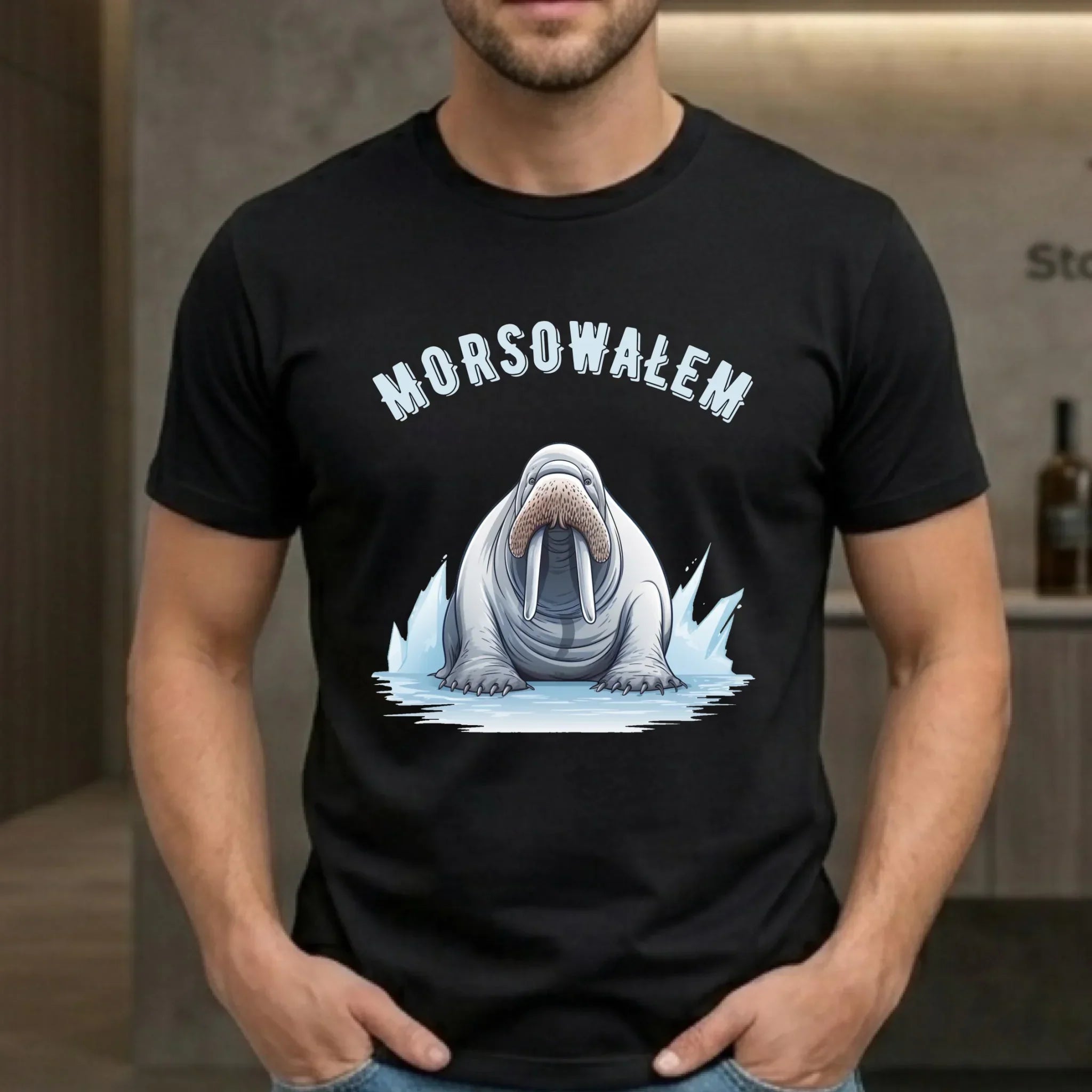 Koszulka męska dla morsa - Morsowałem HM01 - StoryCups.pl