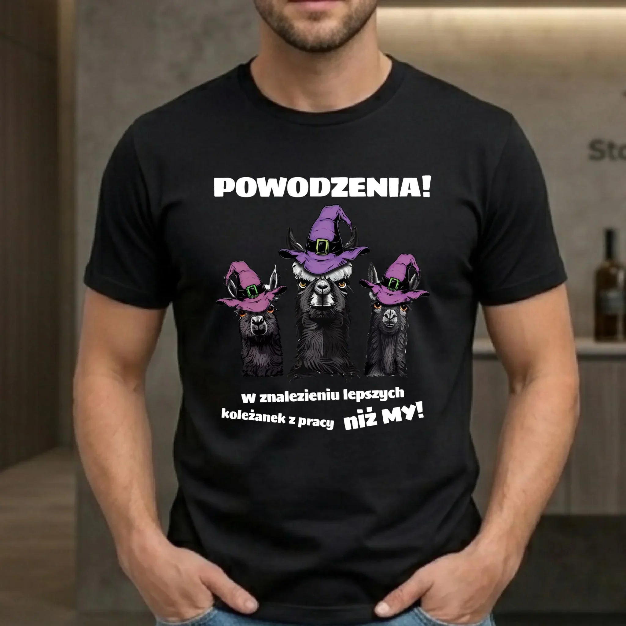 Koszulka męska na odejście z pracy - Powodzenia w znalezieniu lepszych koleżanek OP07 - StoryCups.pl