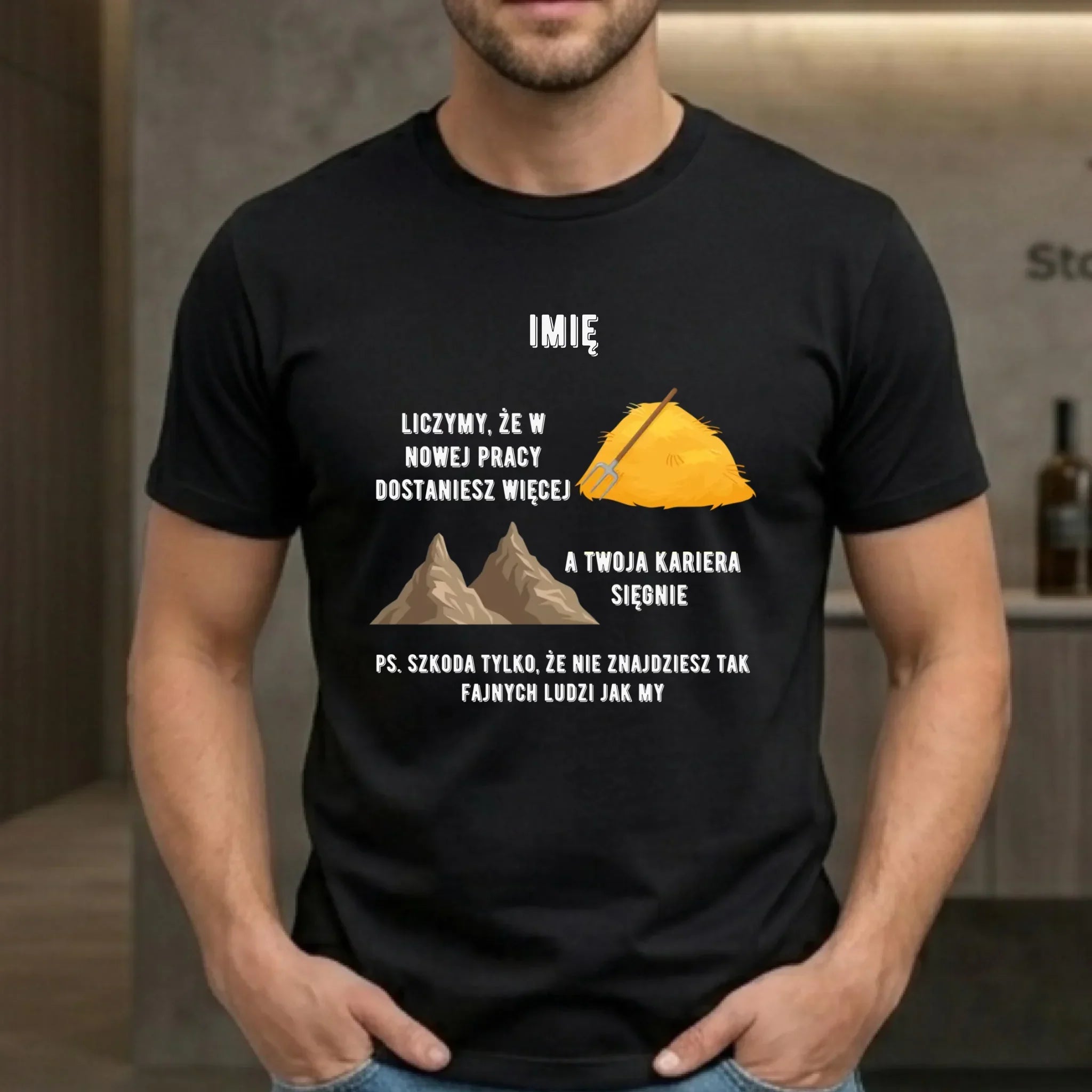 Koszulka męska na odejście z pracy - Nie znajdziesz tak fajnych ludzi jak my - personalizowana OP04 - StoryCups.pl