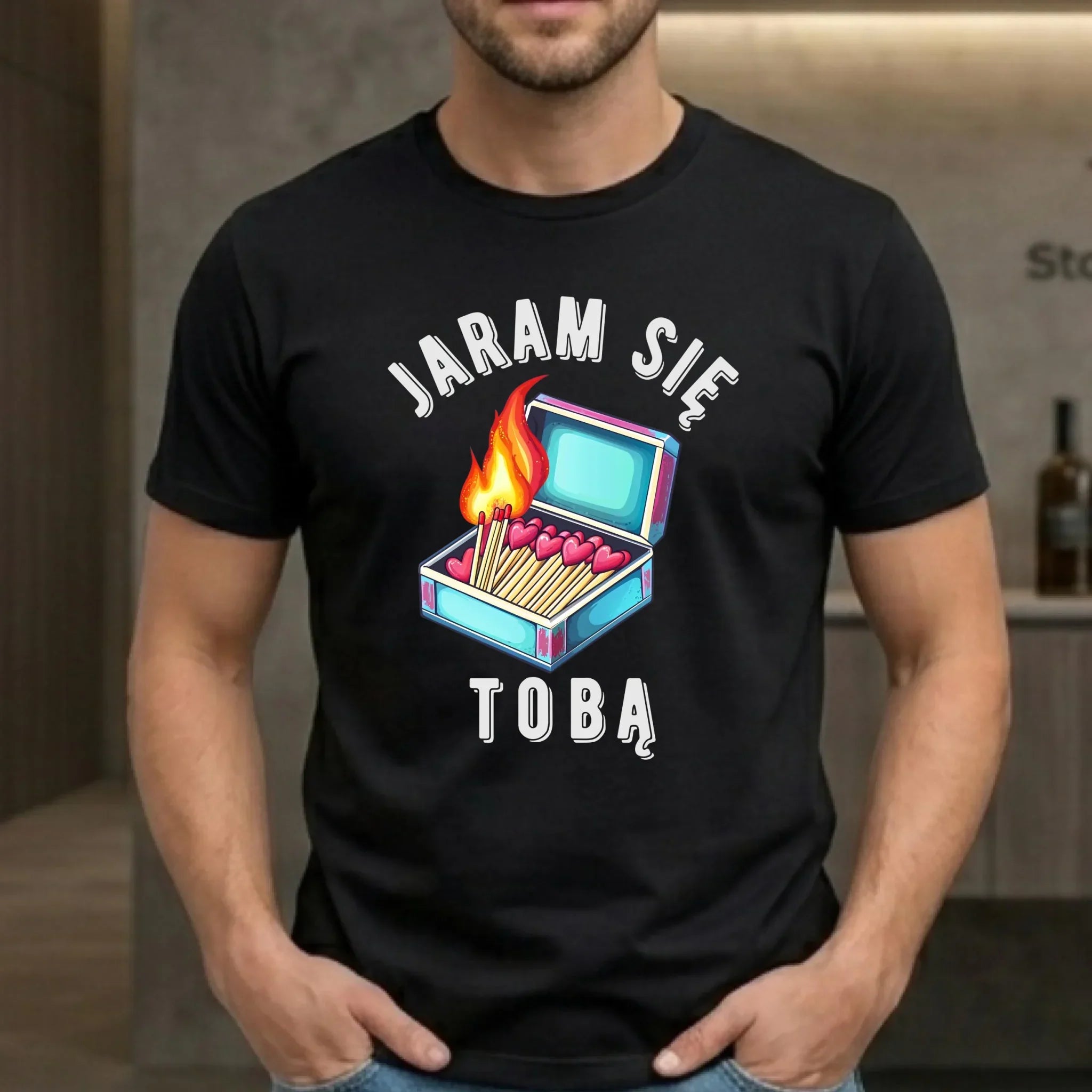Koszulka męska - Jaram się Tobą W39 - StoryCups.pl