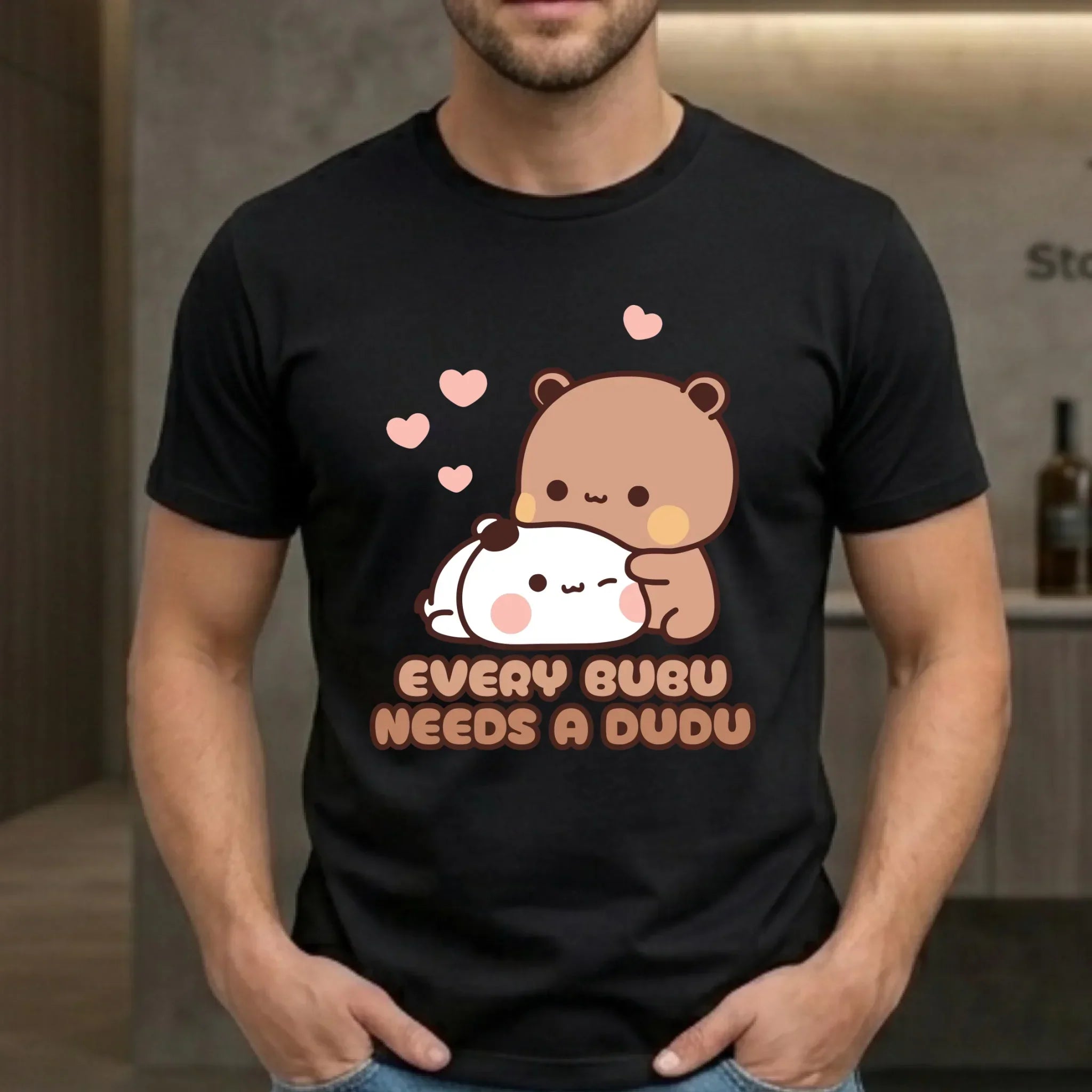 Koszulka męska dla par - Every Bubu needs a Dudu W33 - StoryCups.pl