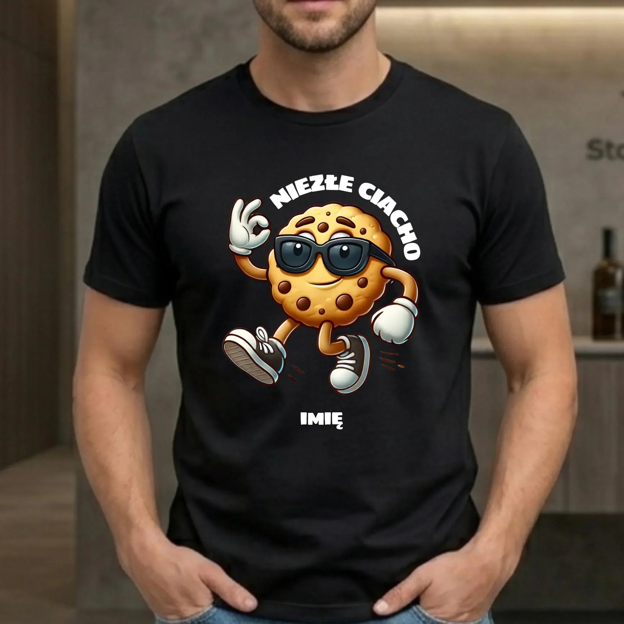 Koszulka męska - Niezłe ciacho - personalizowana DCH31 - StoryCups.pl