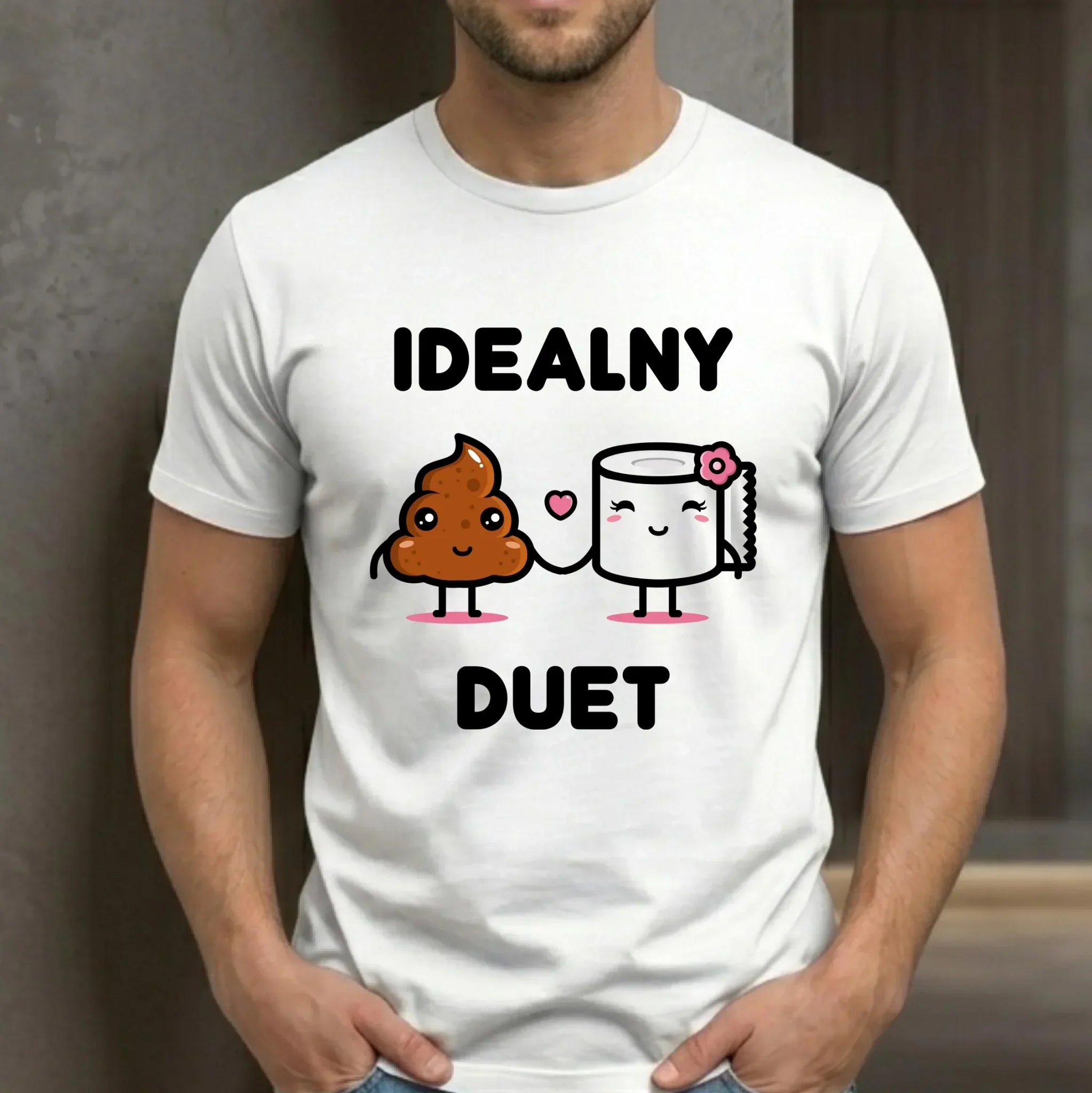 Koszulka męska - Idealny Duet W92 - StoryCups.pl