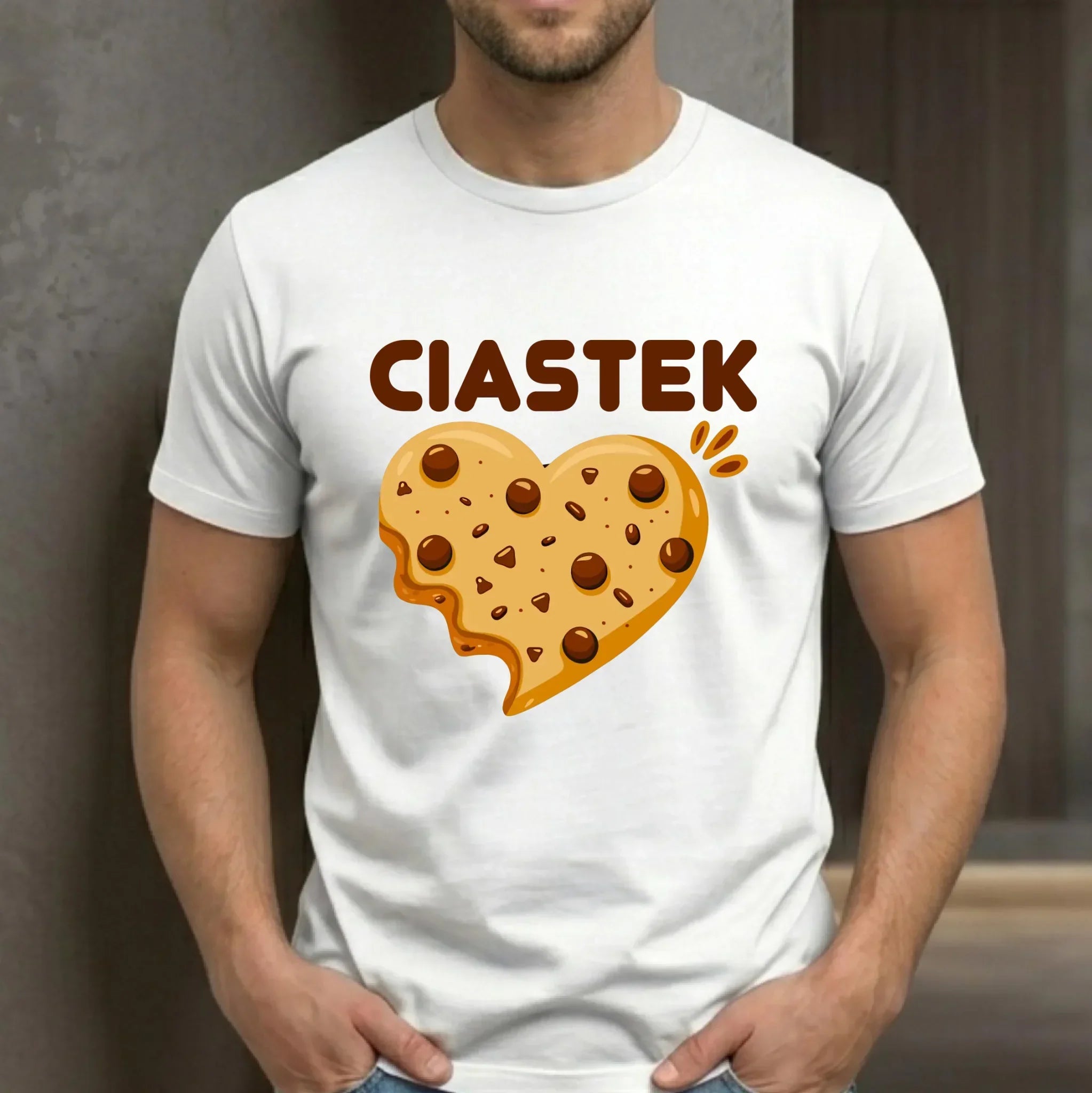 Koszulka męska - Ciastek W54 - StoryCups.pl