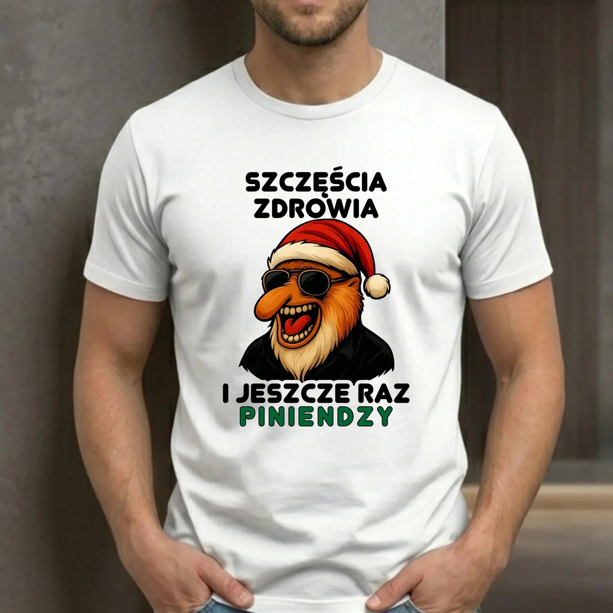 Koszulka męska świąteczna - Janusz Nosacz - I jeszcze raz piniendzy BN111 - StoryCups.pl