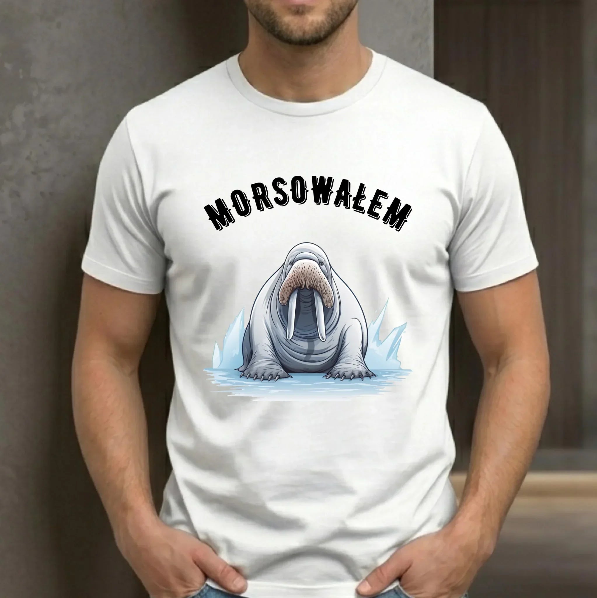 Koszulka męska dla morsa - Morsowałem HM01 - StoryCups.pl