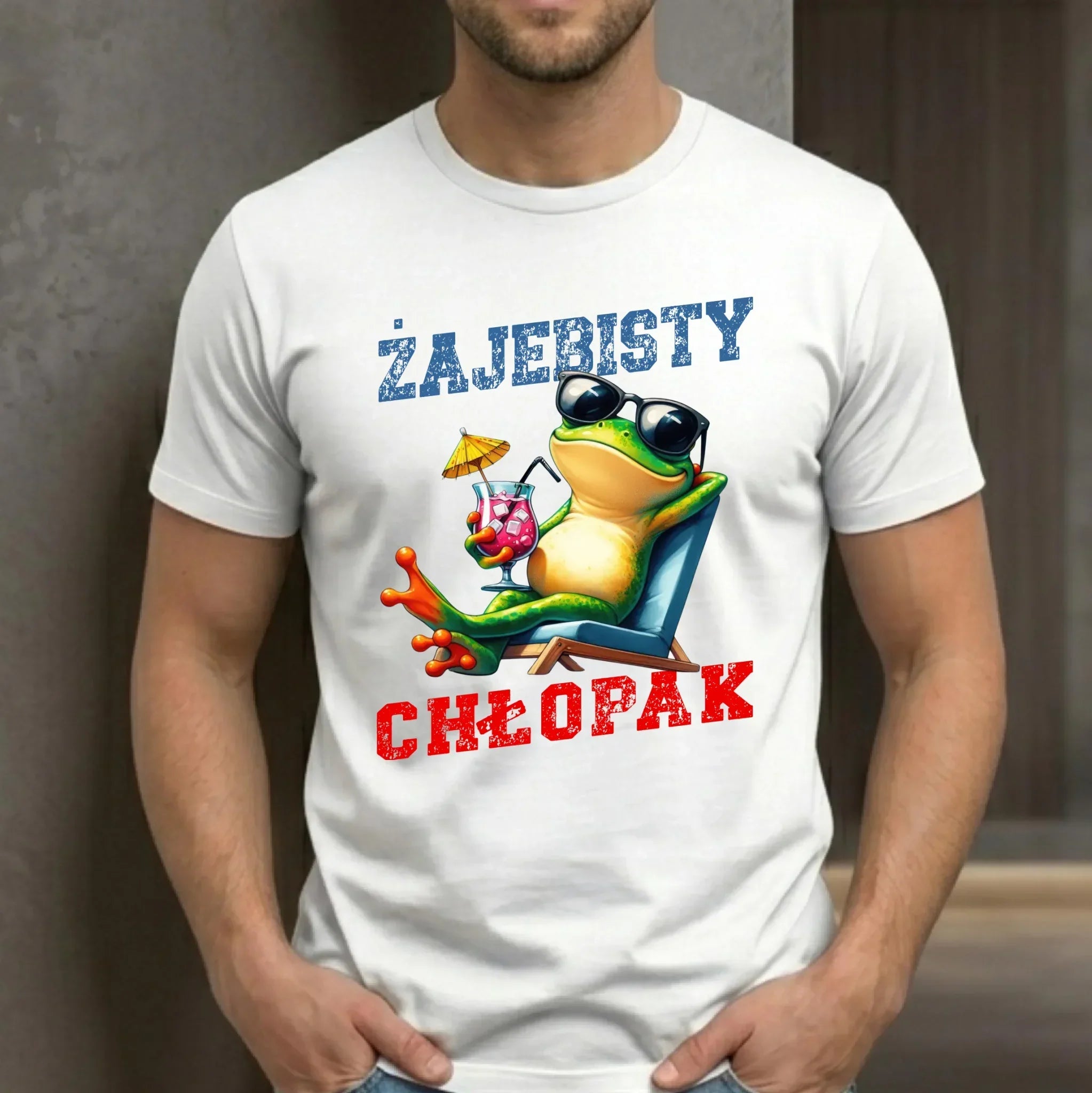 Koszulka męska - Żajebisty chłopak - prezent na Dzień Chłopaka DCH19 - StoryCups.pl