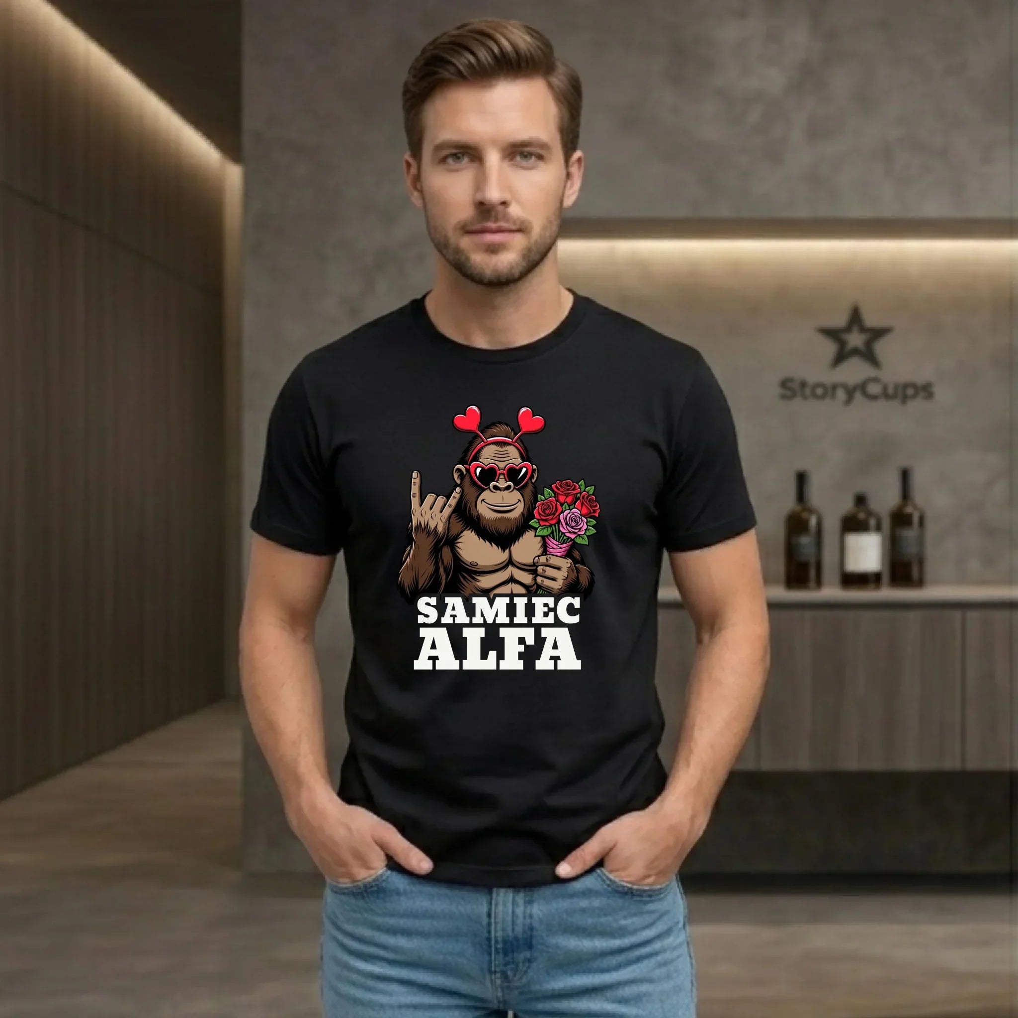 Koszulka męska - Samiec Alfa W74 - StoryCups.pl