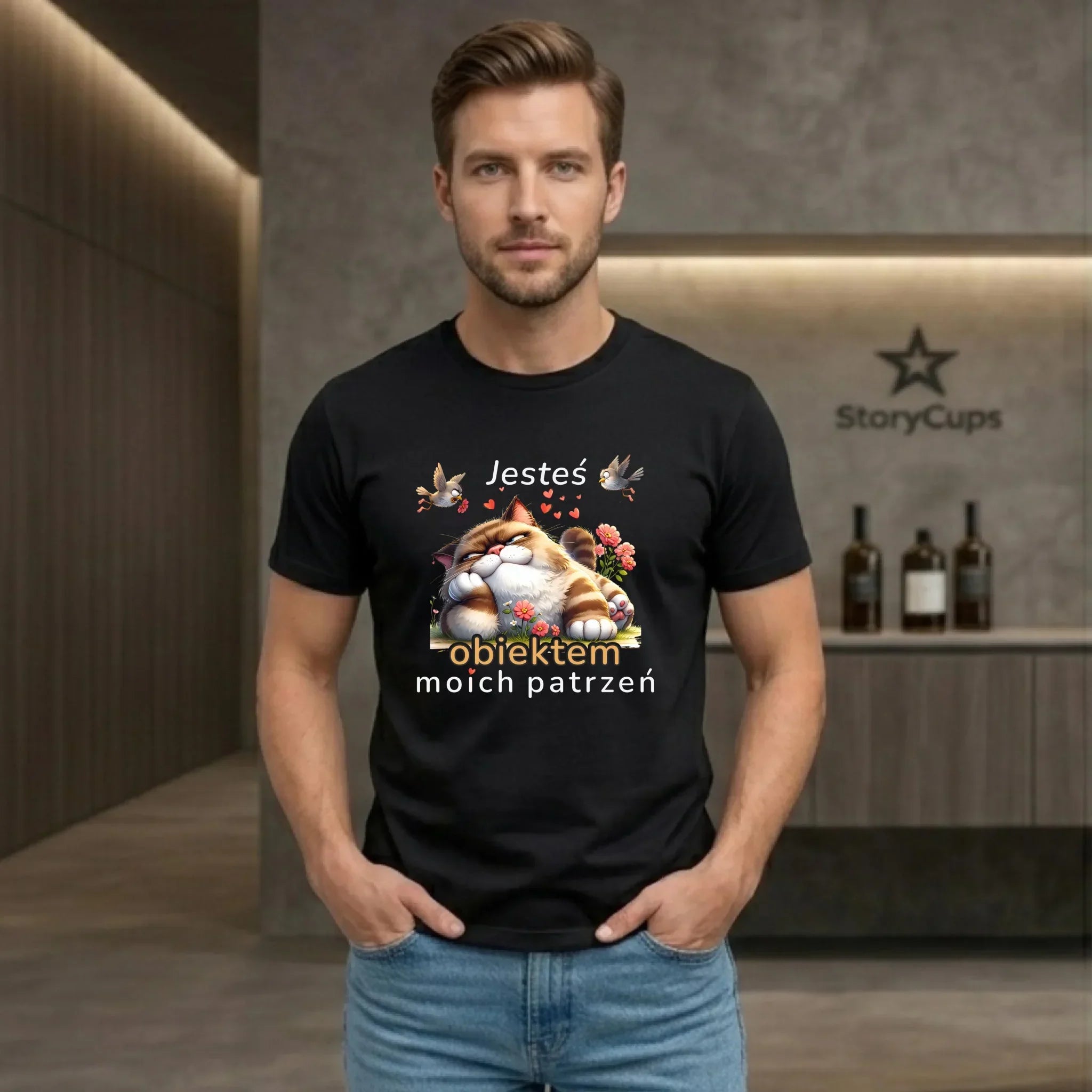 Koszulka męska - Jesteś obiektem moich patrzeń W68 - StoryCups.pl