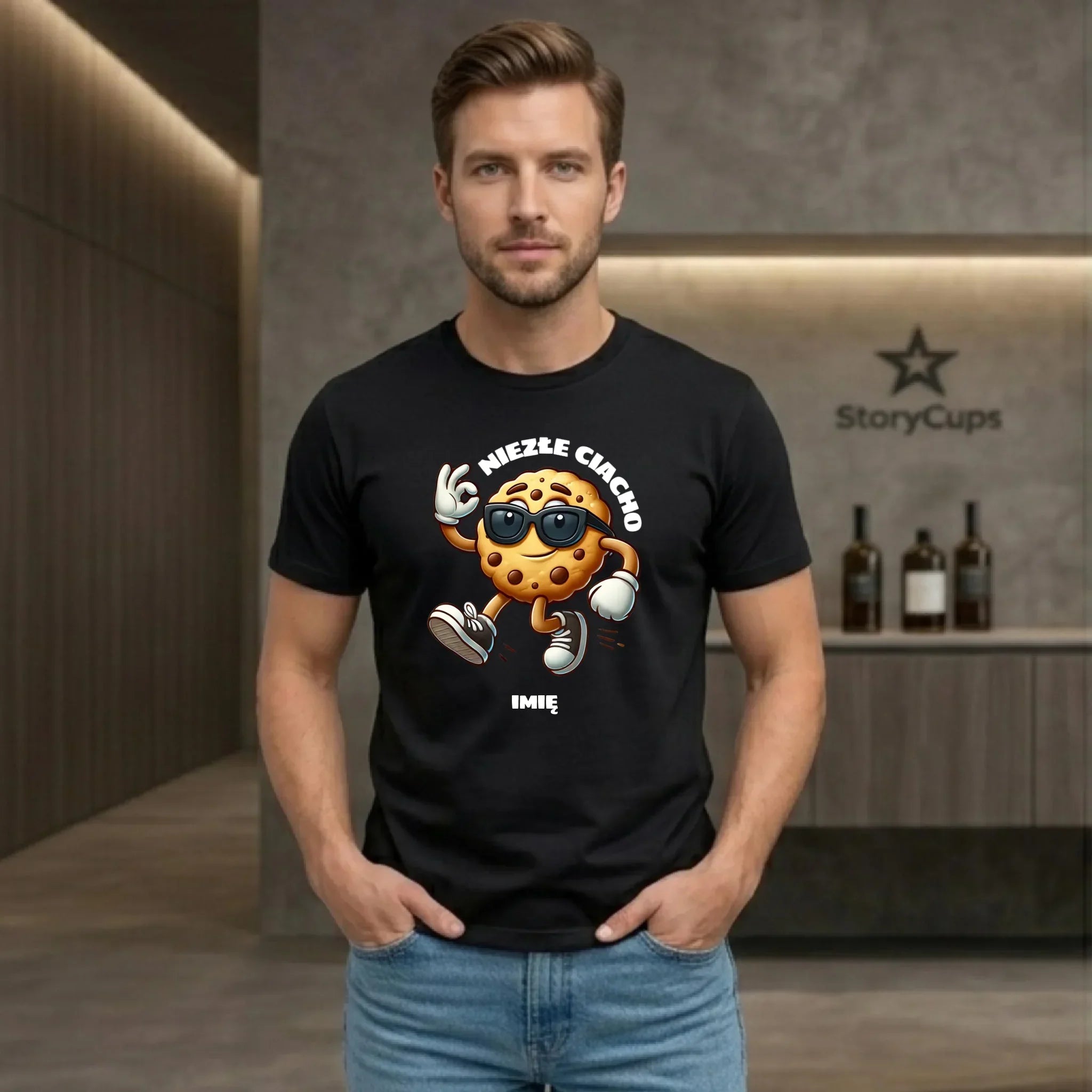 Koszulka męska - Niezłe ciacho - personalizowana DCH31 - StoryCups.pl