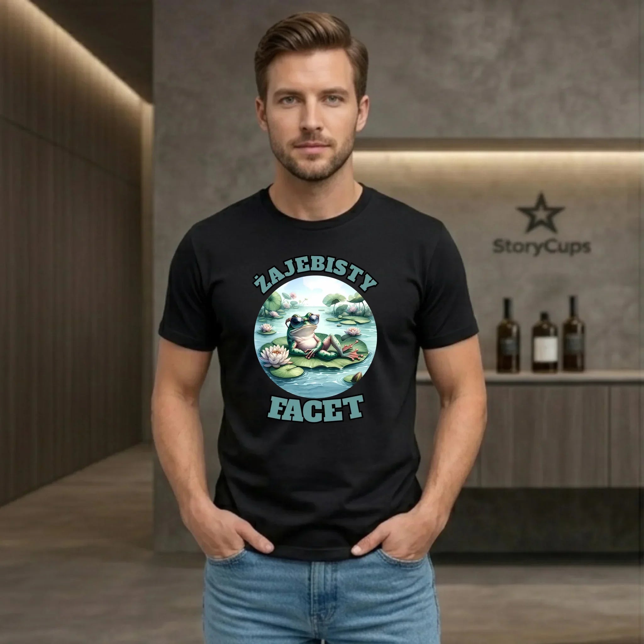 Koszulka męska - Żajebisty facet DCH08 - StoryCups.pl
