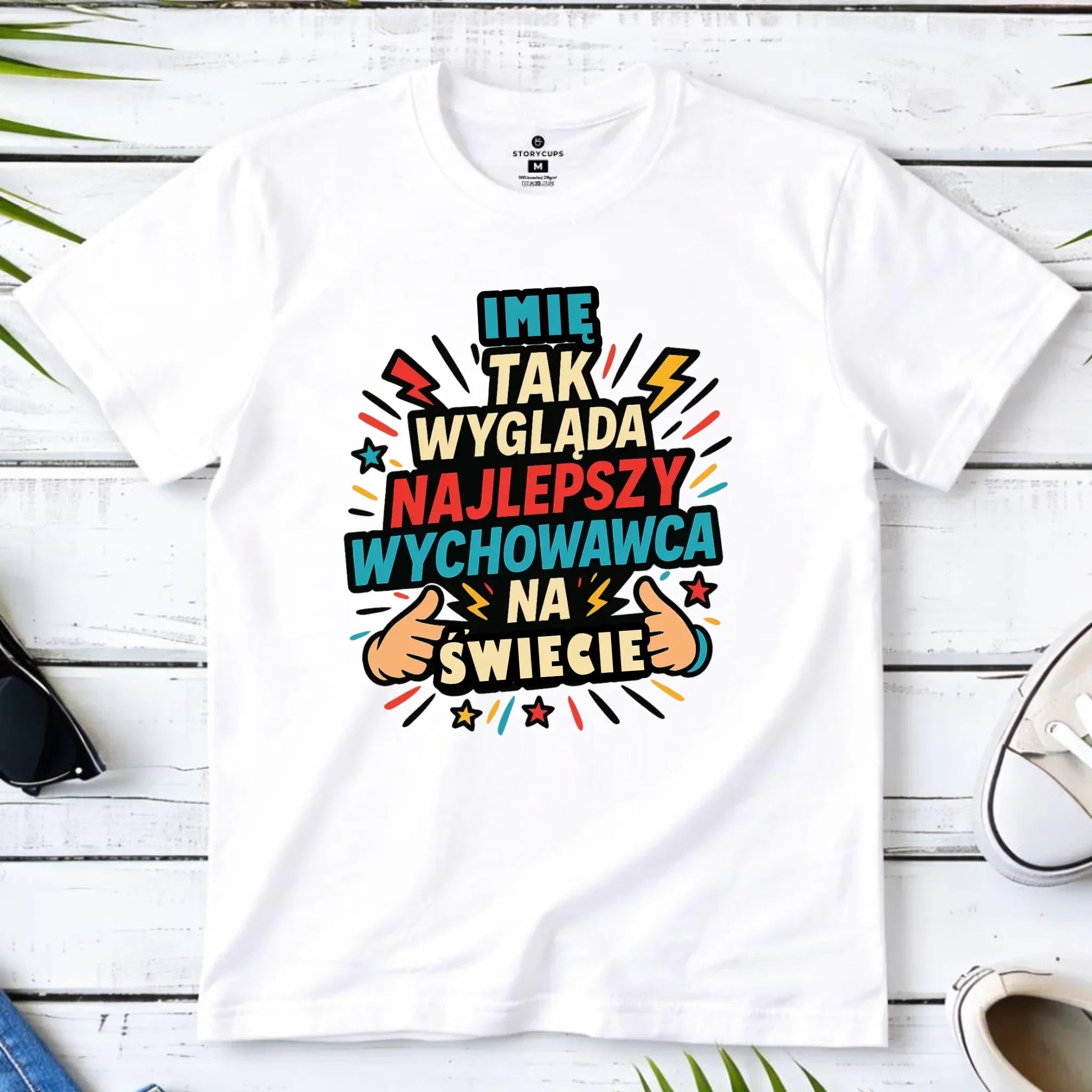 Koszulka męska dla wychowawcy - Tak wygląda najlepszy wychowawca N31 - StoryCups.pl