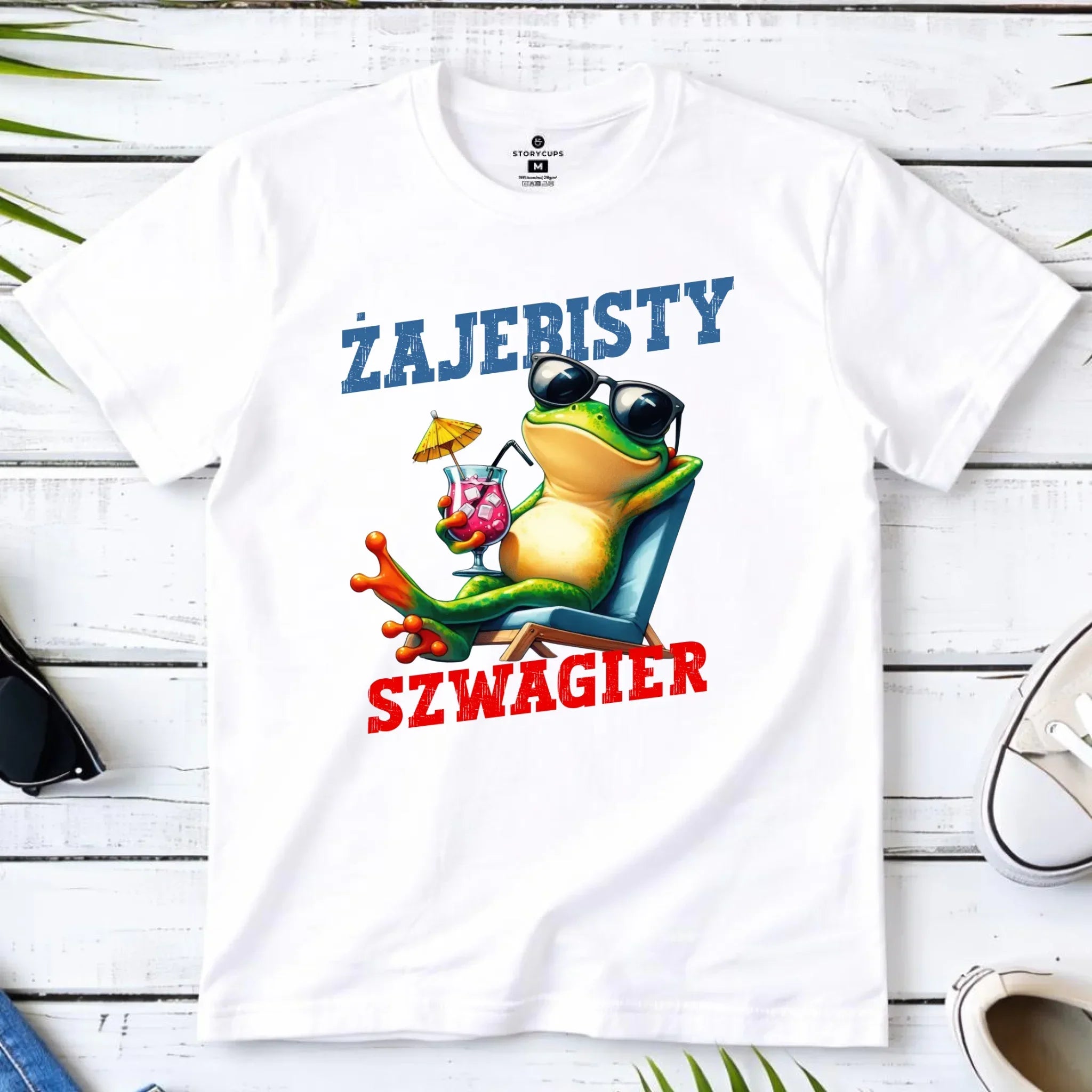 Koszulka męska dla szwagra - Żajebisty Szwagier DSZ01 - StoryCups.pl